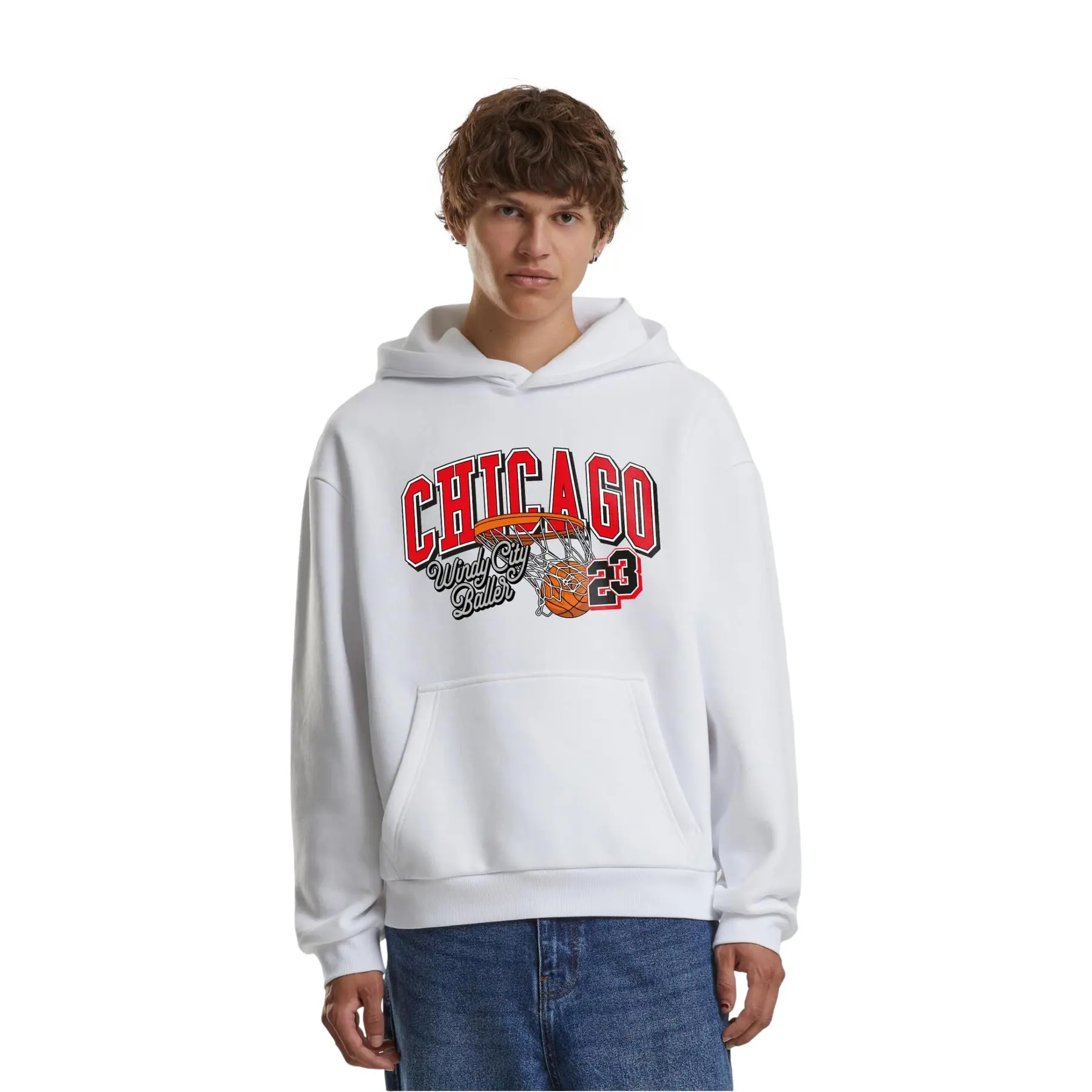 Kapuzensweatshirt Mister Tee Windy City Baller