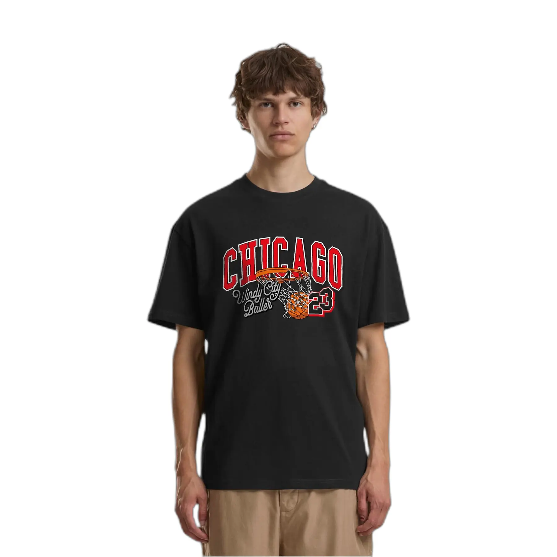 Oversized T-Shirt Mister Tee Windy City Baller