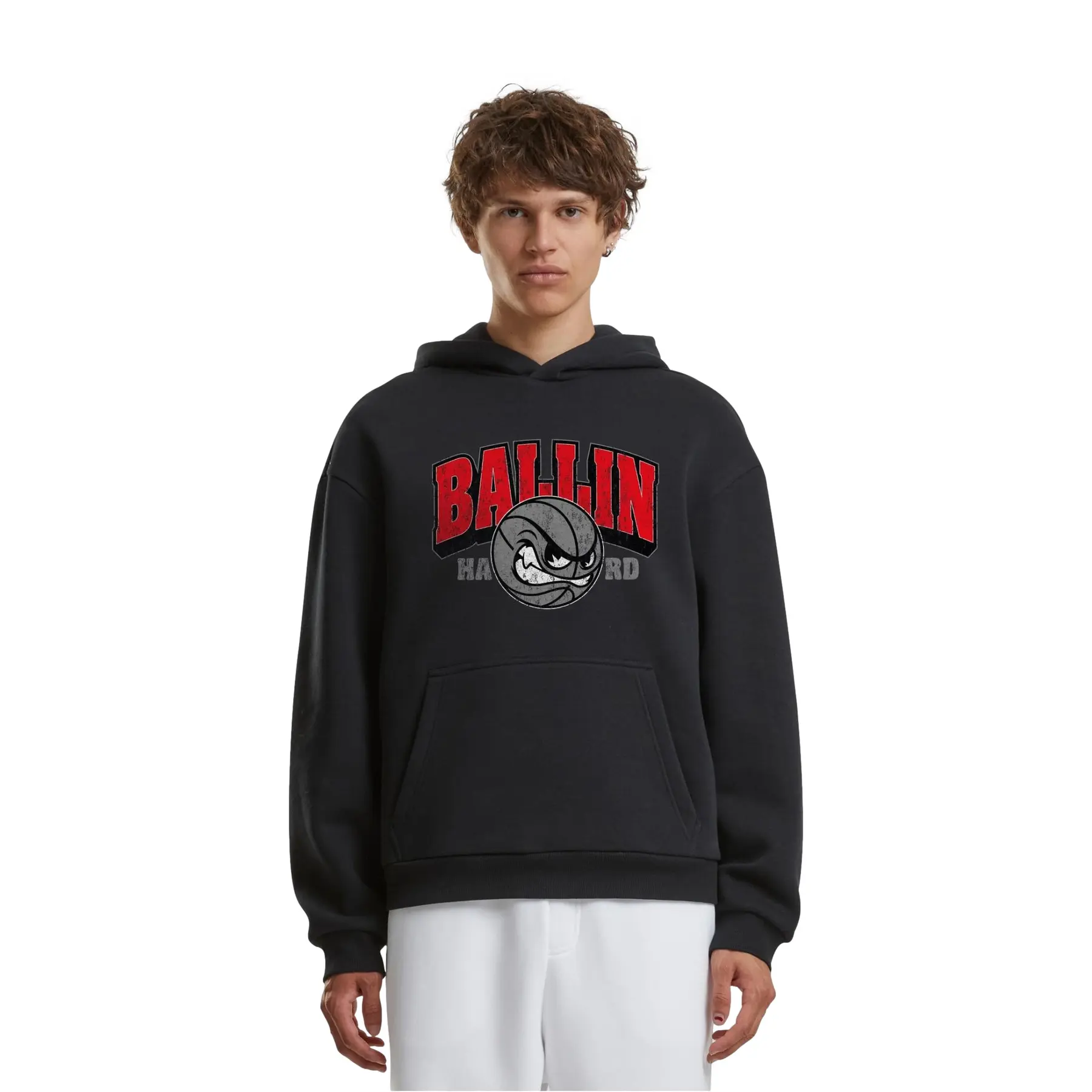 Kapuzensweatshirt Mister Tee Ballin Bold