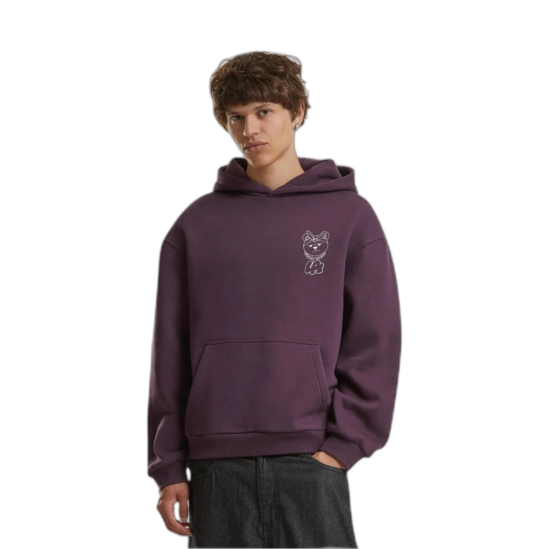 Kapuzensweatshirt Mister Tee LA Bear EMV
