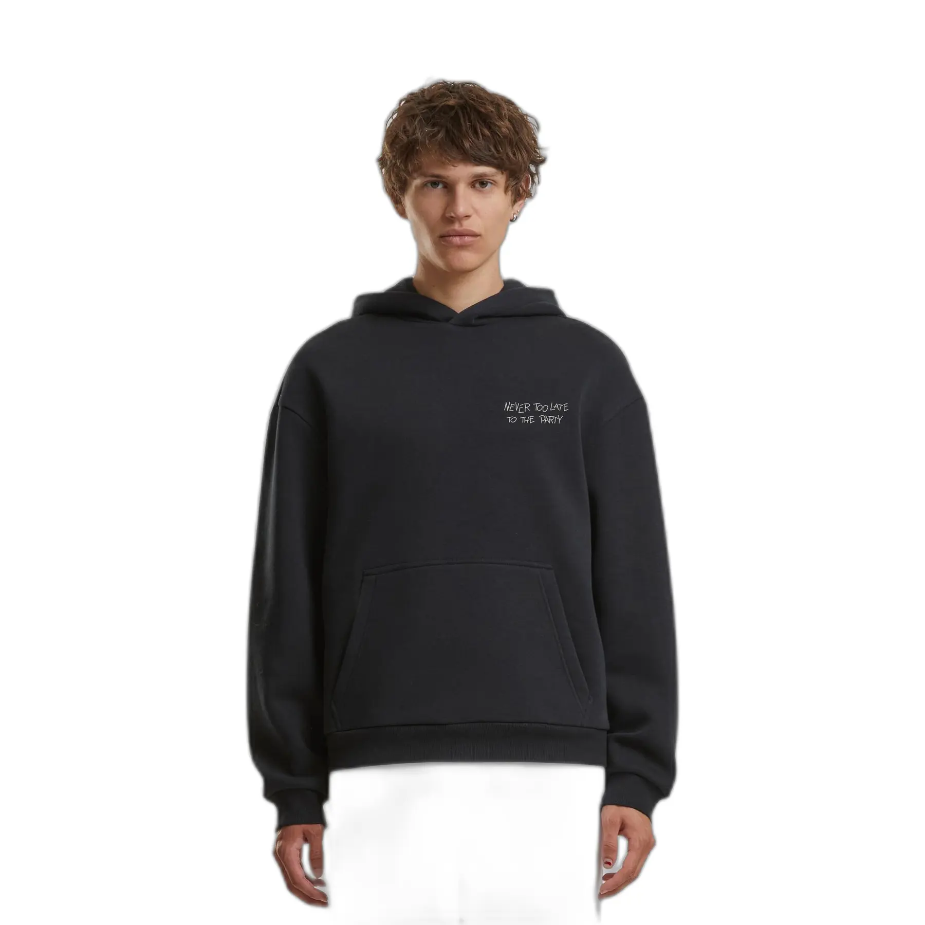 Felpa con cappuccio Mister Tee Never Too Late To The Party