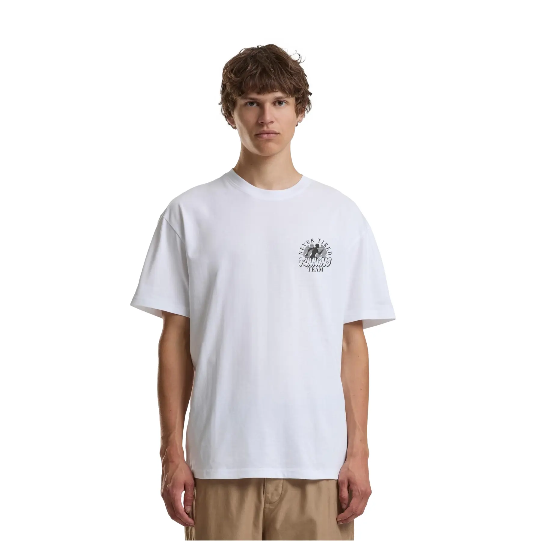 T-shirt oversize Mister Tee Never Tired Running Team