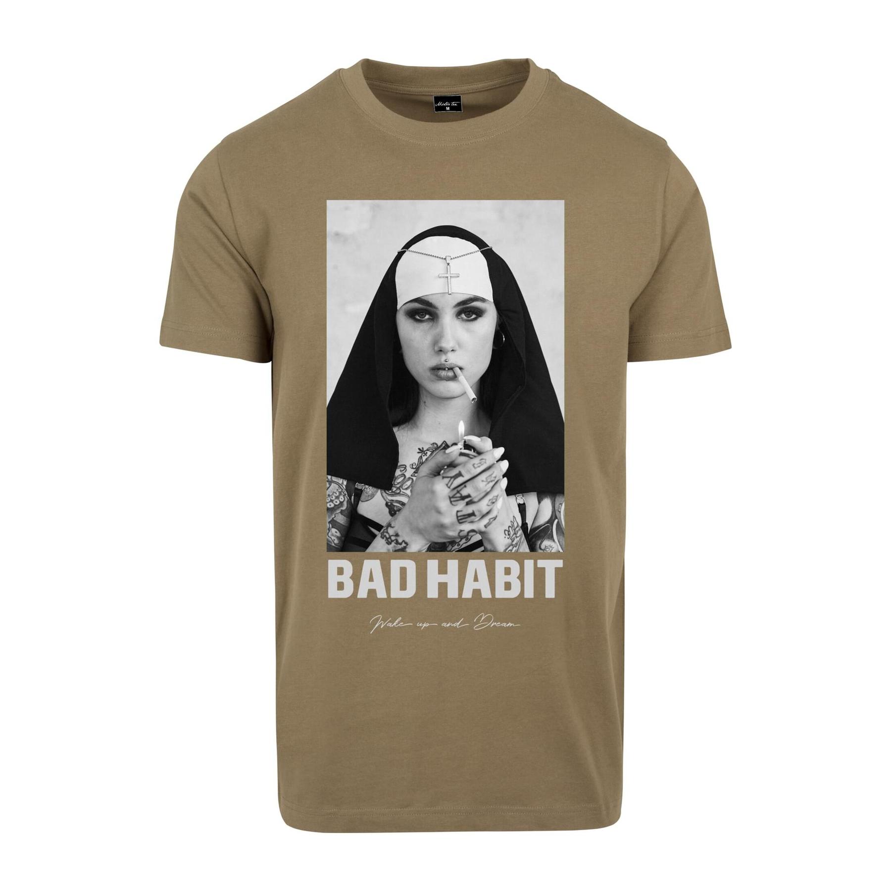 4066051195542 - Mister Tee Bad Habit Tee T-Shirt oliv