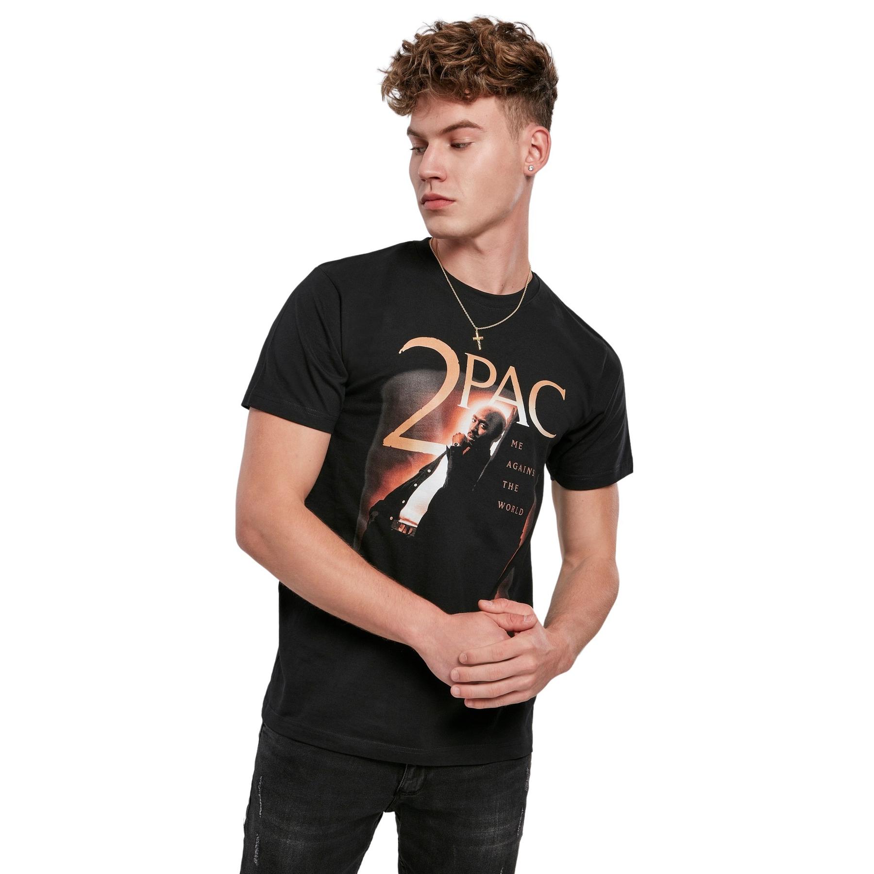 4053838756324 - T-Shirt in großen Größen Mister Tee Tupac Me Against The World Cover