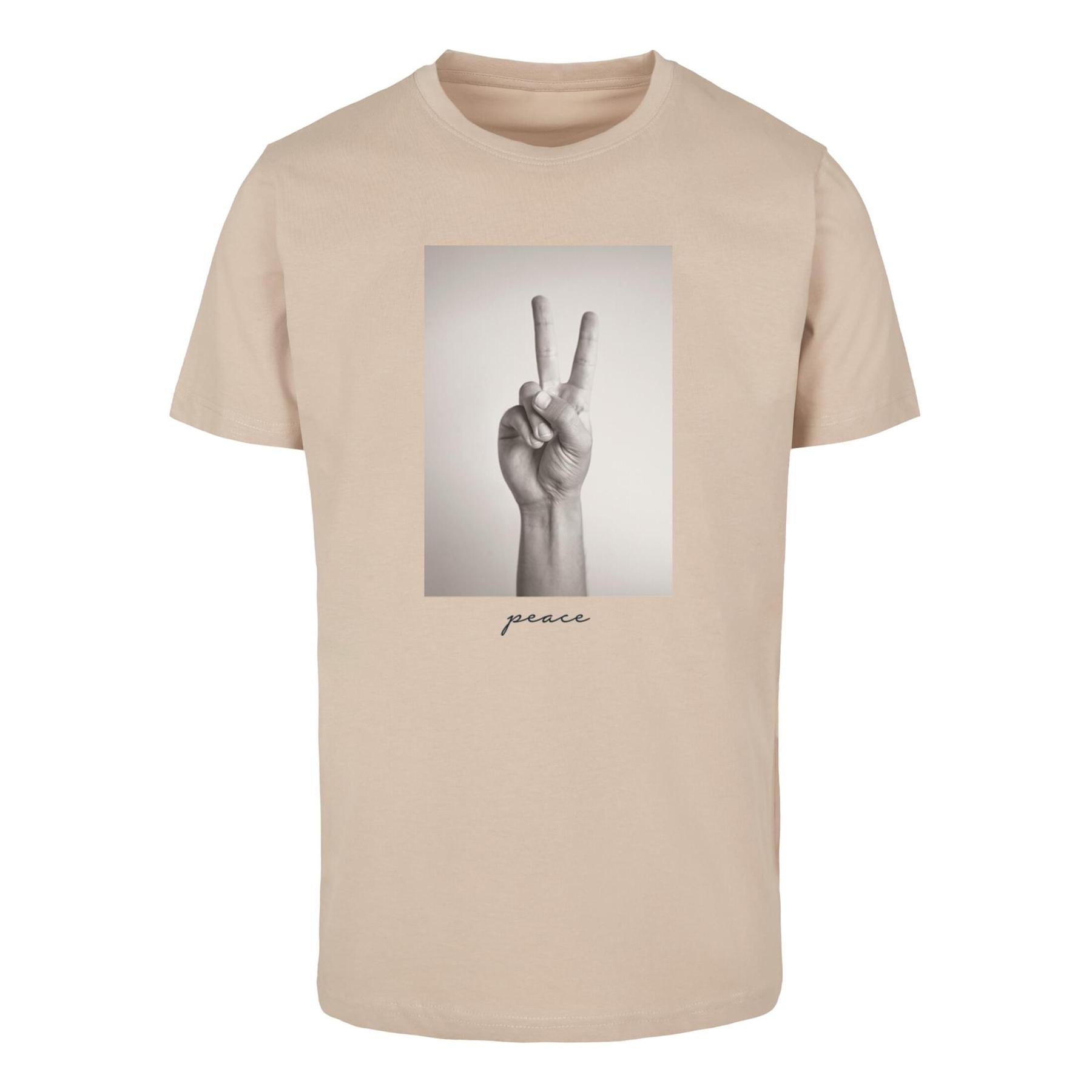 4066051484448 - T-Shirt Mister Tee Peace Sign