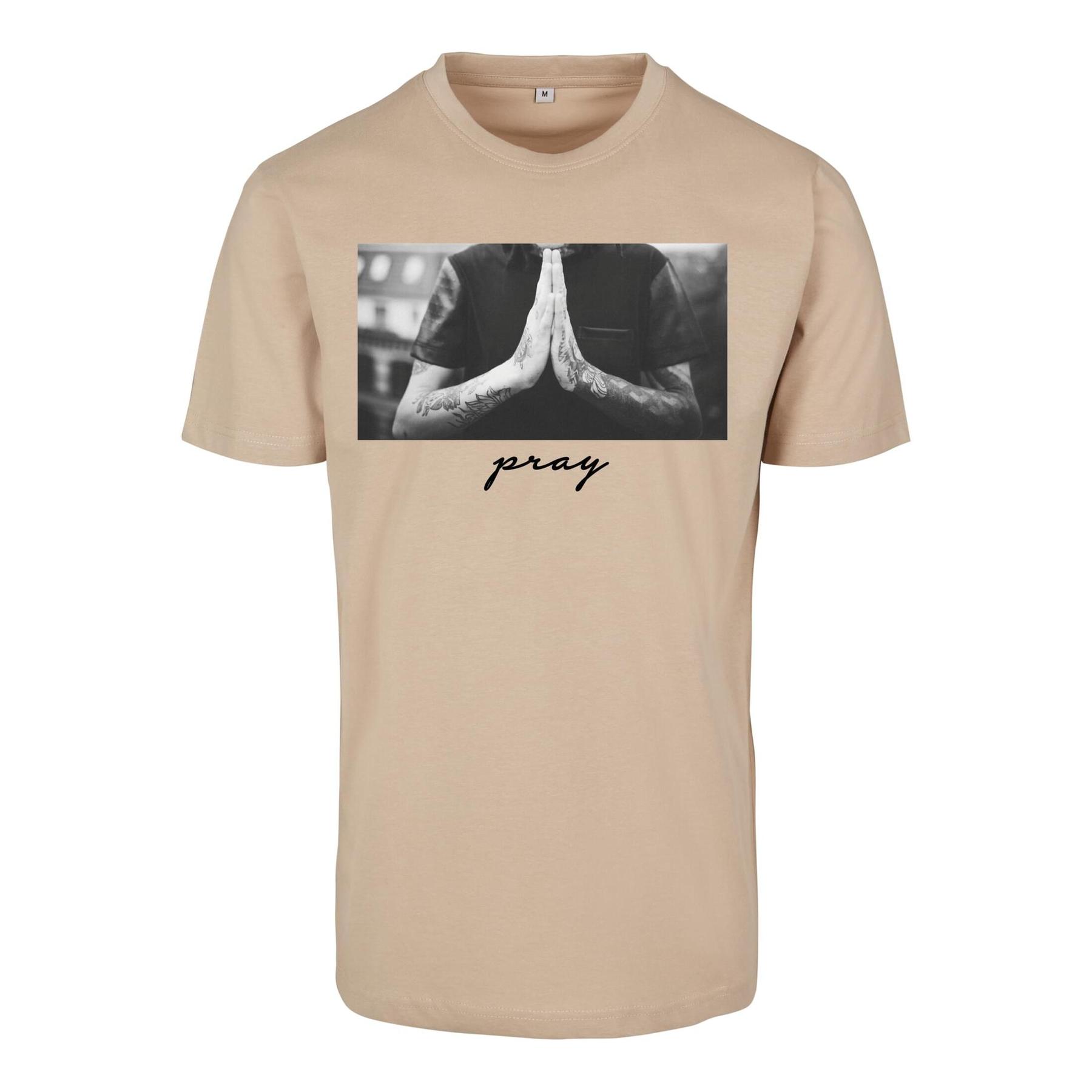 4066051108627 - Mister Tee Pray Tee T-Shirt sand 4066051108627 - Mister Tee Pray Tee T-Shirt sand
