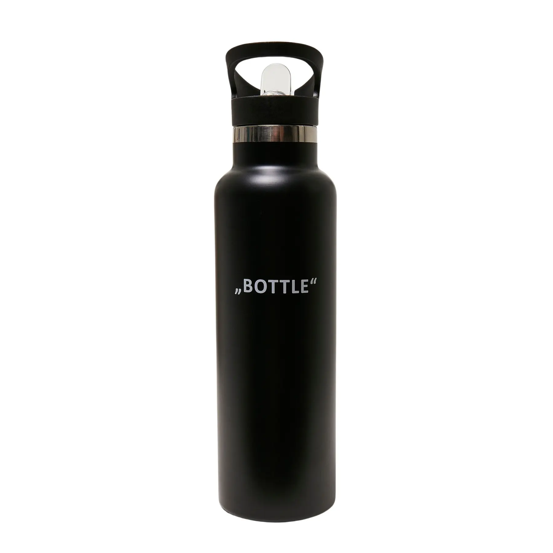 4053838885208 - Schmuckset MISTERTEE Accessoires Lettered Survival Bottle Gr one size schwarz (black) Damen Schmuck-Sets Trinkflasche Thermoflaschen Isolierflaschen und Trinkflaschen