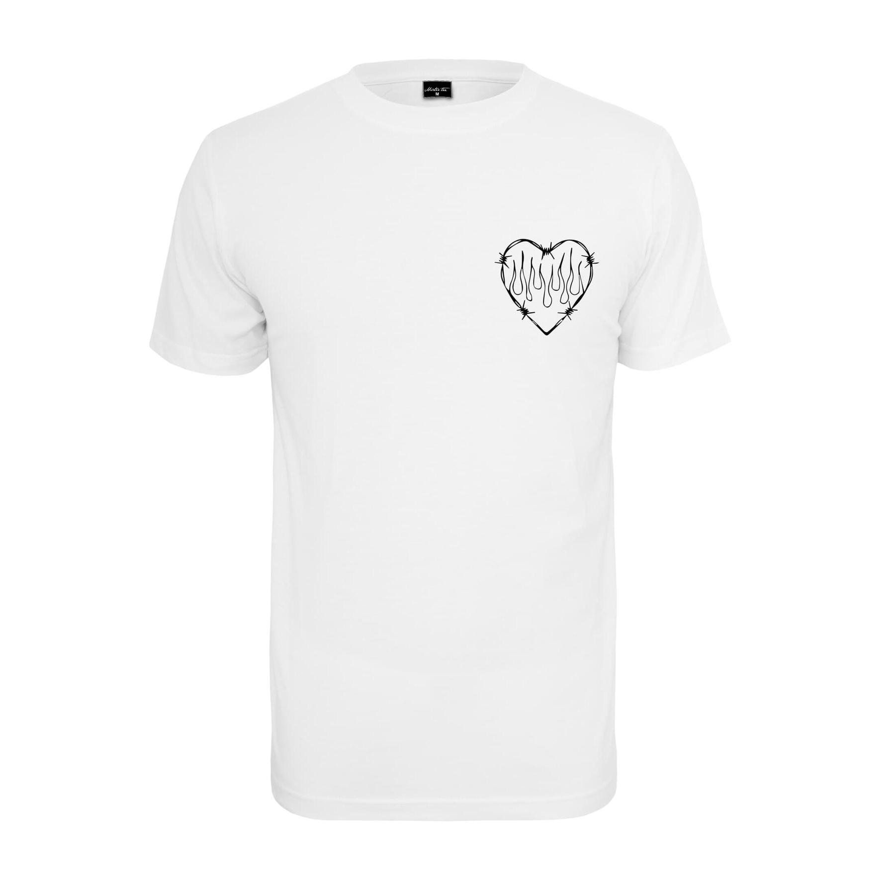 4066051085270 - T-Shirt Frau Mister Tee Burning Hearts