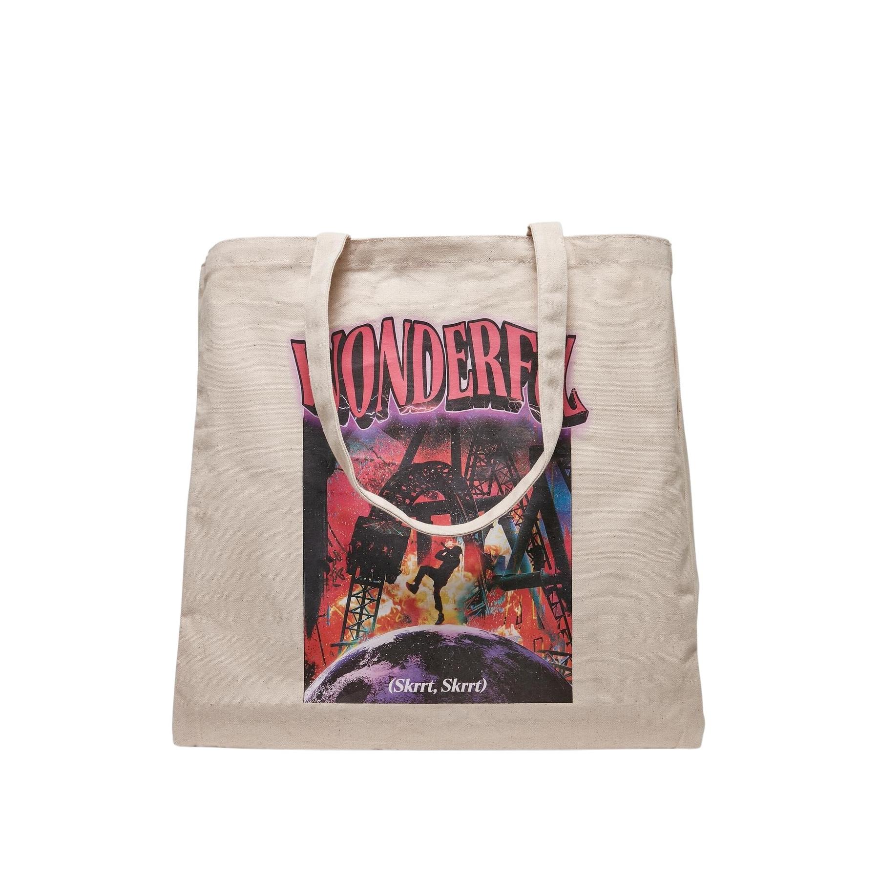 4066051068952 - Umhängetasche MISTERTEE Unisex Wonderful Oversize Canvas Tote Bag Damen Gr onesize sanftes weiß Baumwolle unifarben Taschen