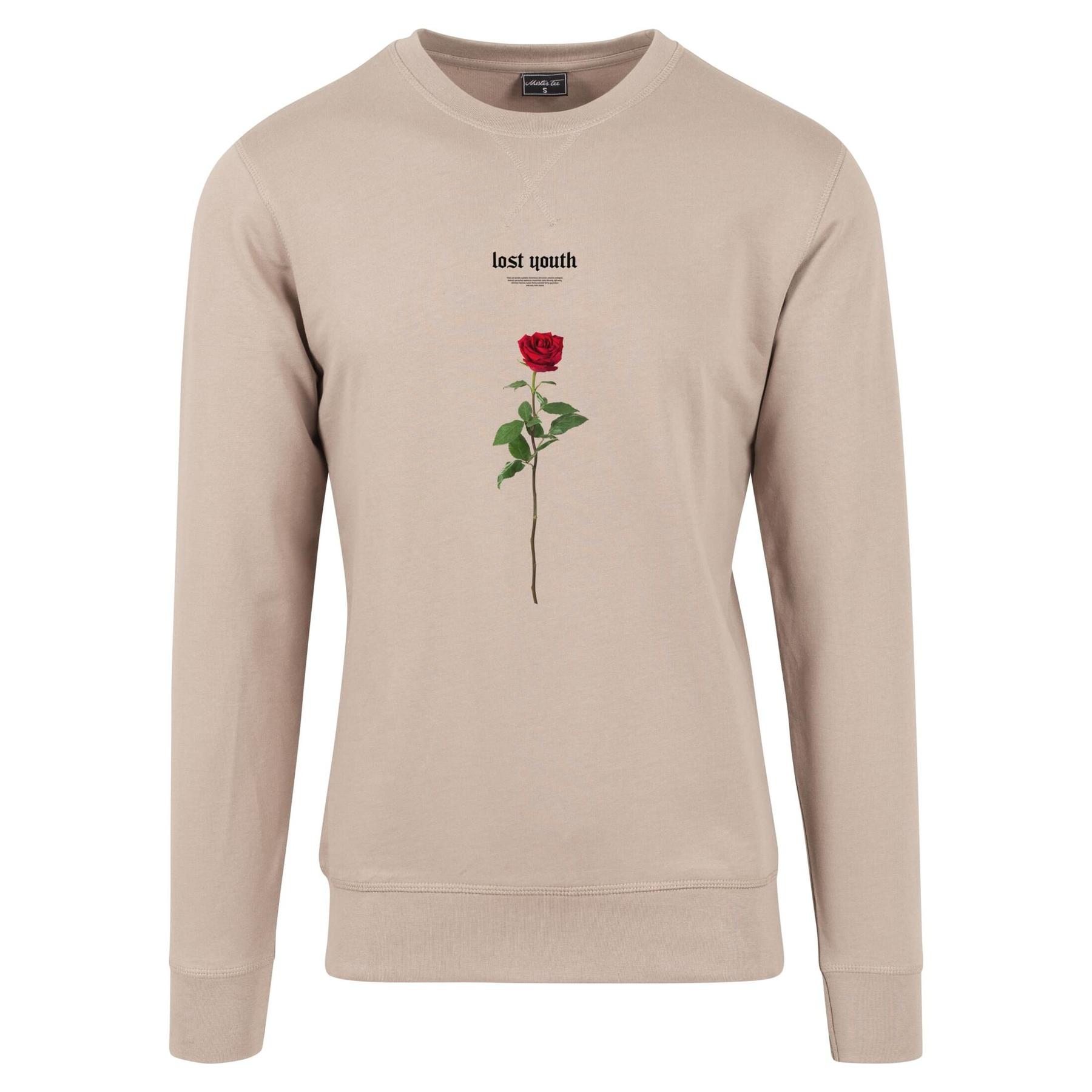 4066051311027 - Sweatshirt mit Rundhalsausschnitt Mister Tee Lost Youth Rose 4066051311027 - Sweatshirt mit Rundhalsausschnitt Mister Tee Lost Youth Rose