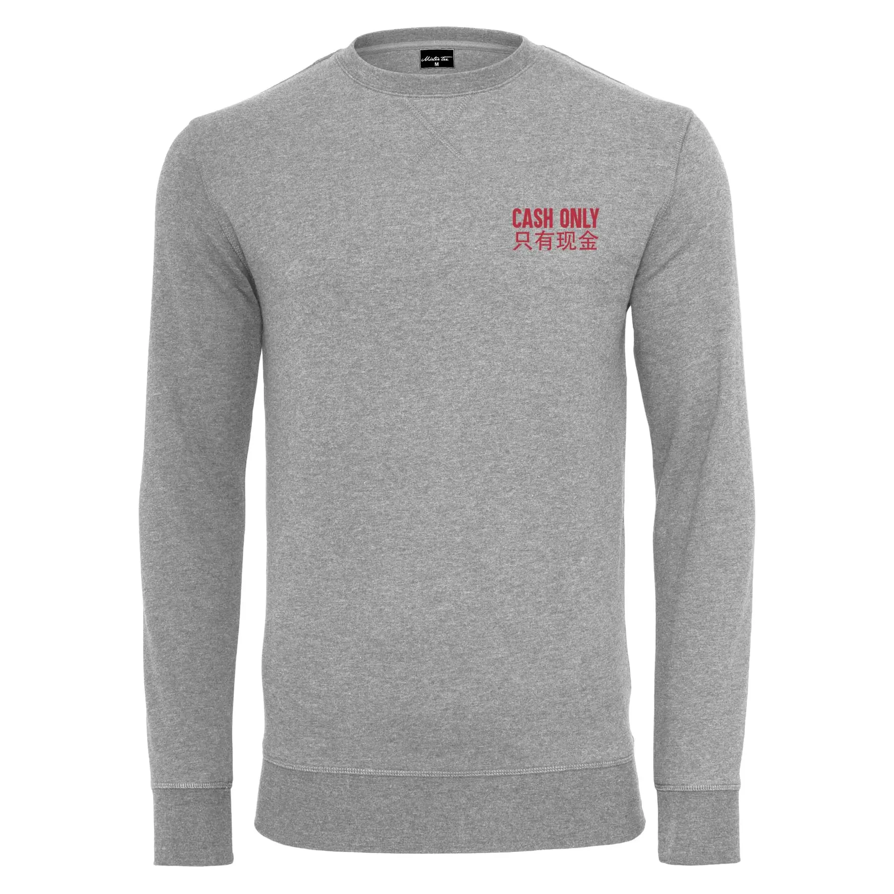 4066051311775 - Sweatshirt mit Rundhalsausschnitt Mister Tee Cash Only