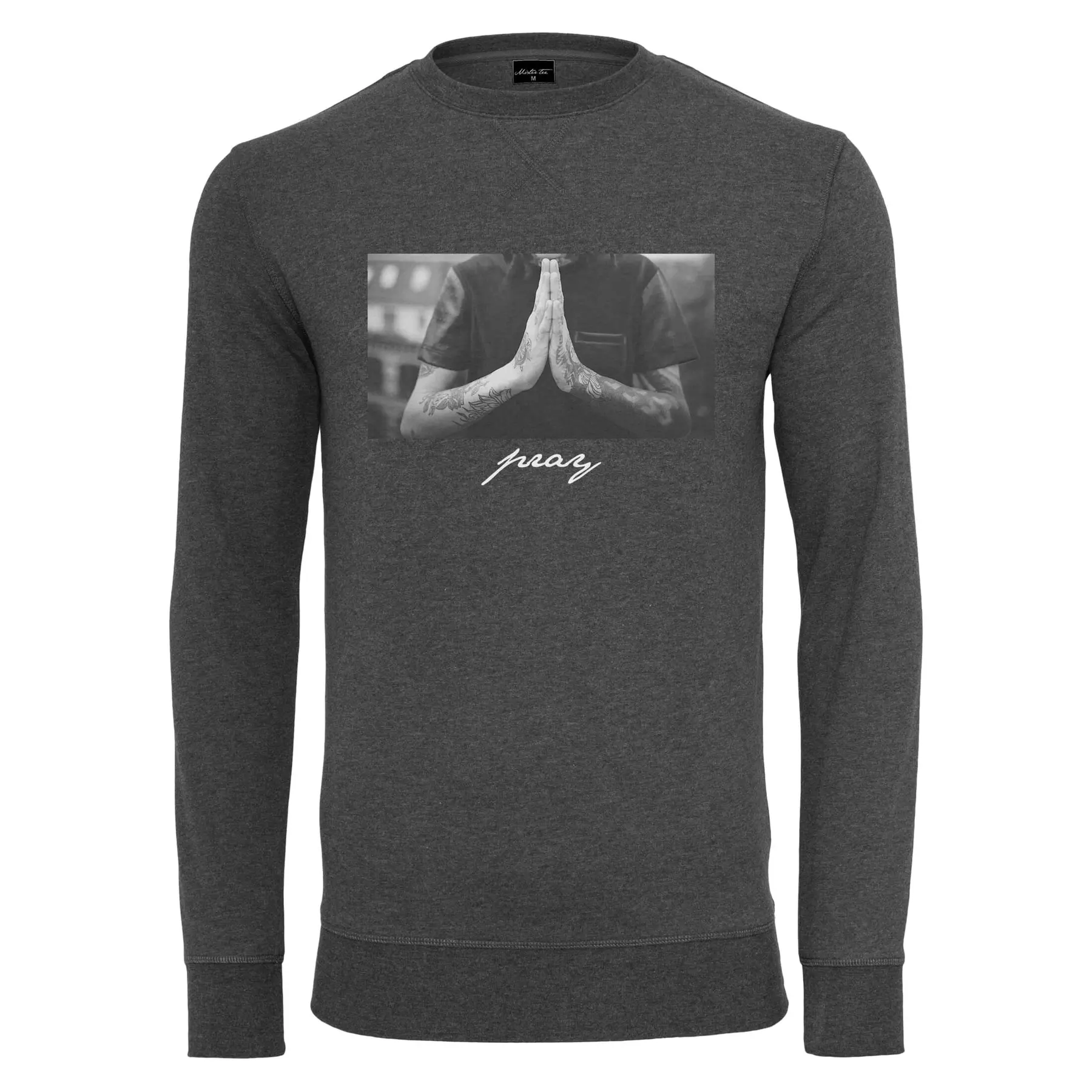 4066051311942 - Sweatshirt mit Rundhalsausschnitt Mister Tee Pray
