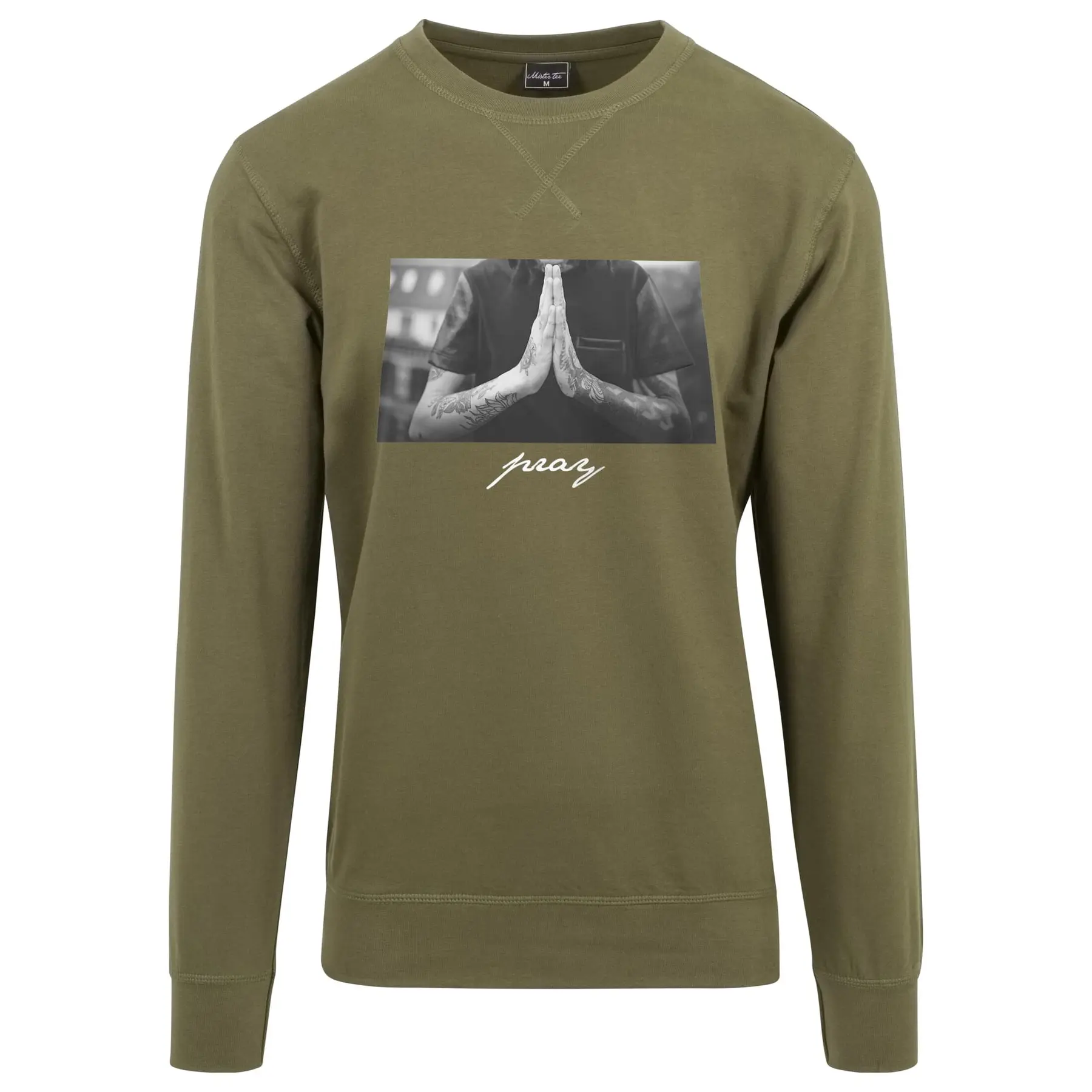 4066051312093 - Sweatshirt mit Rundhalsausschnitt Mister Tee Pray