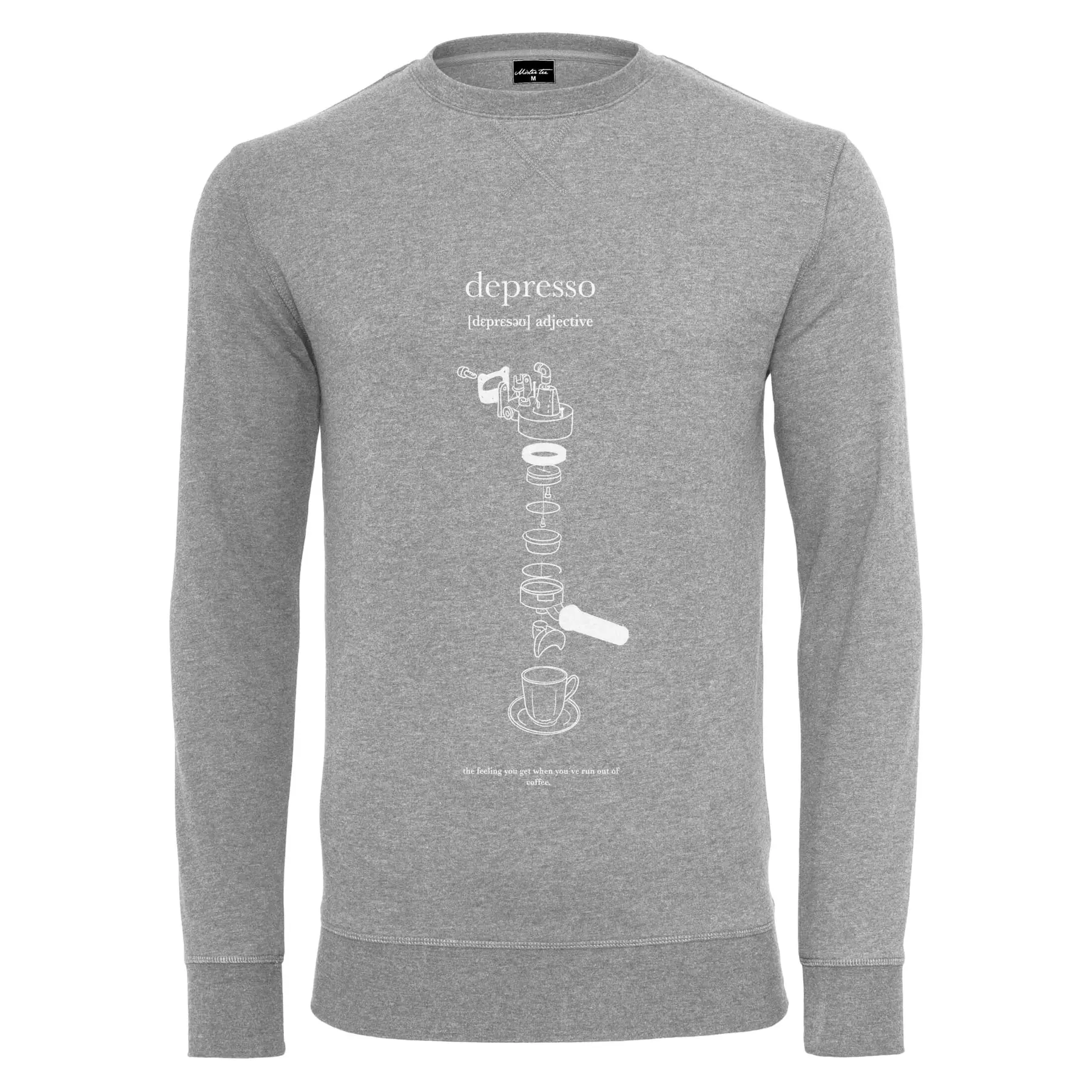 4066051312468 - Sweatshirt mit Rundhalsausschnitt Mister Tee Depresso