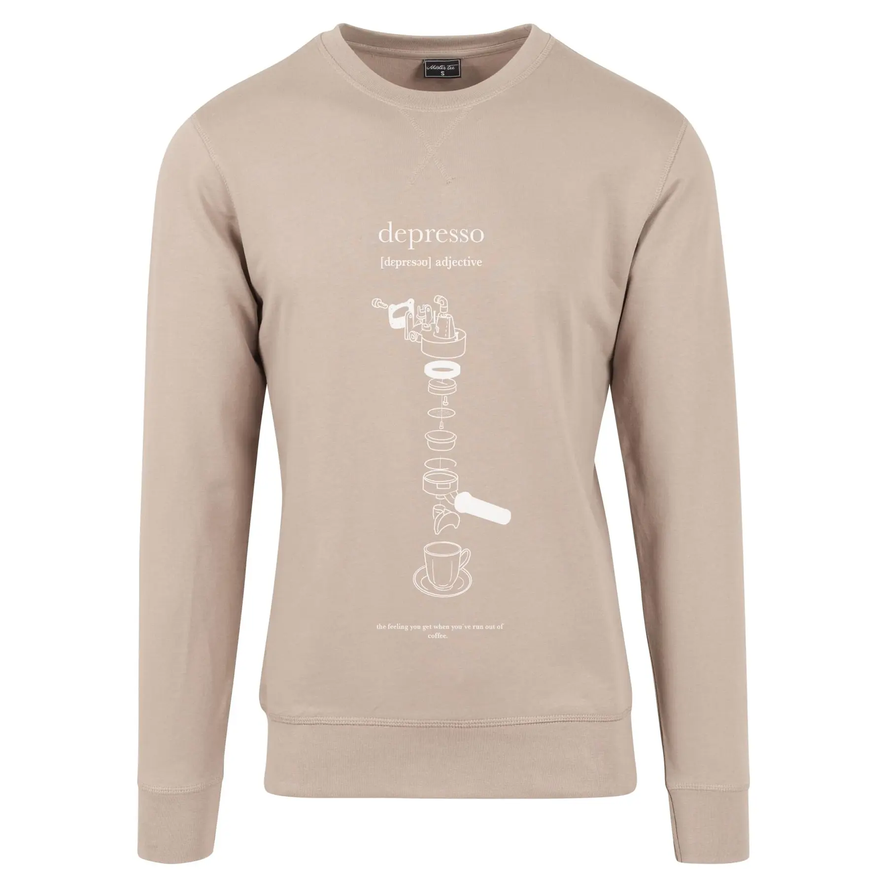 4066051312406 - Sweatshirt mit Rundhalsausschnitt Mister Tee Depresso