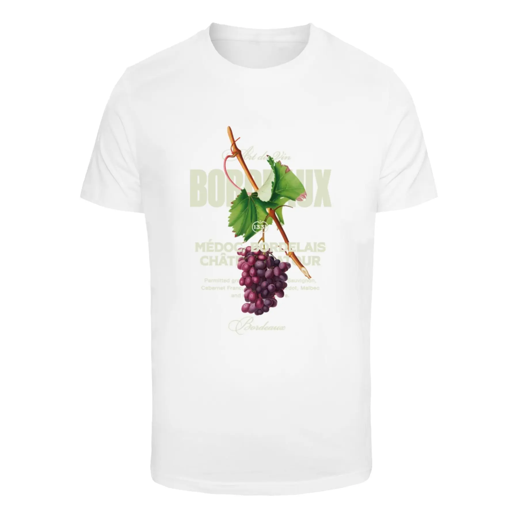 Bordeauxfarbenes T-Shirt Mister Tee