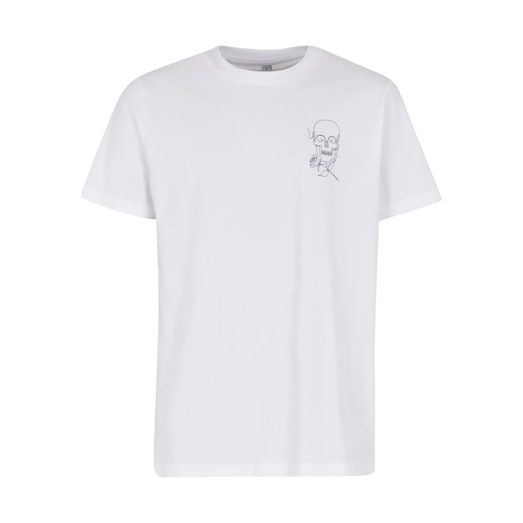 4069389961735 - T-Shirt Mister Tee Skull One Line
