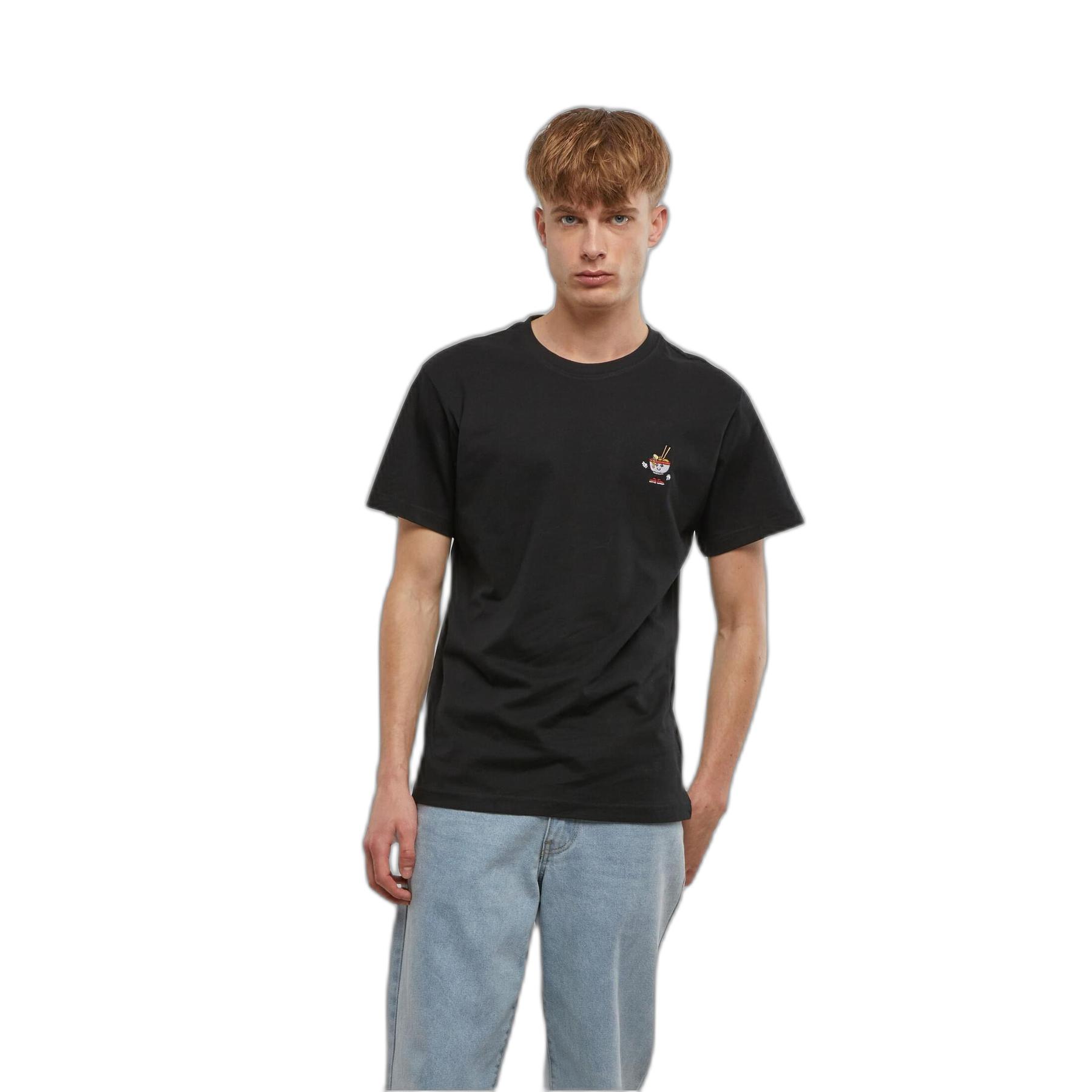 4069389955987 - T-Shirt Mister Tee Peace Noodles EMB