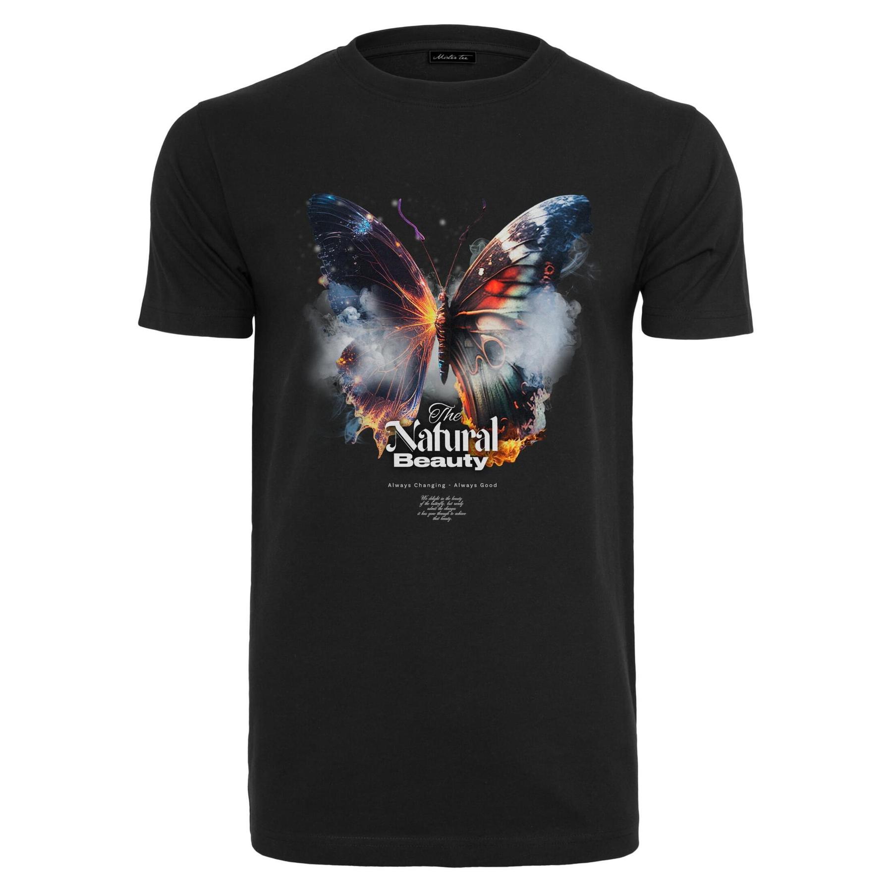 4066051376385 - T-Shirt Mister Tee Natural Beauty Butterfly