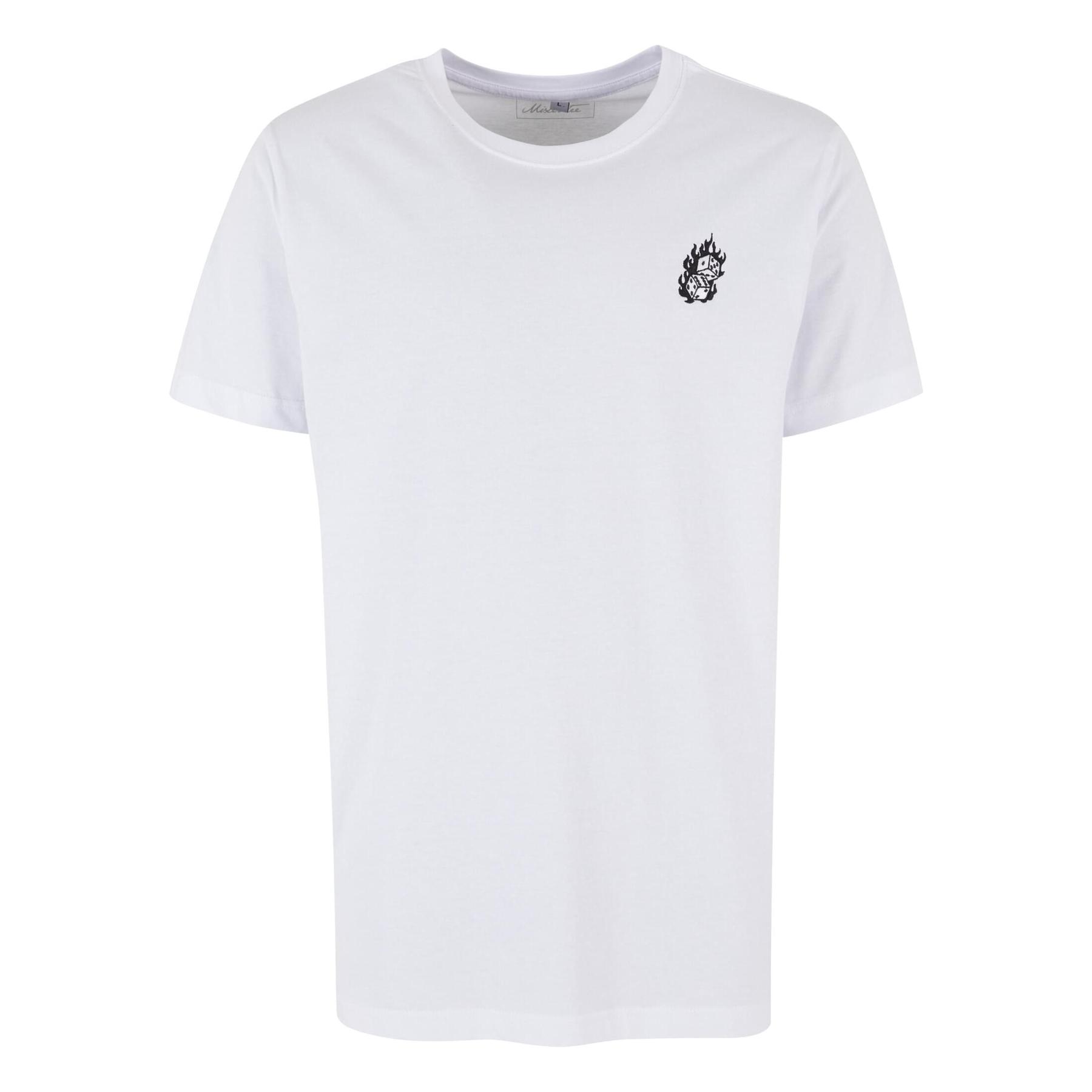 4066051431954 - T-Shirt Mister Tee Dice Fire EMB