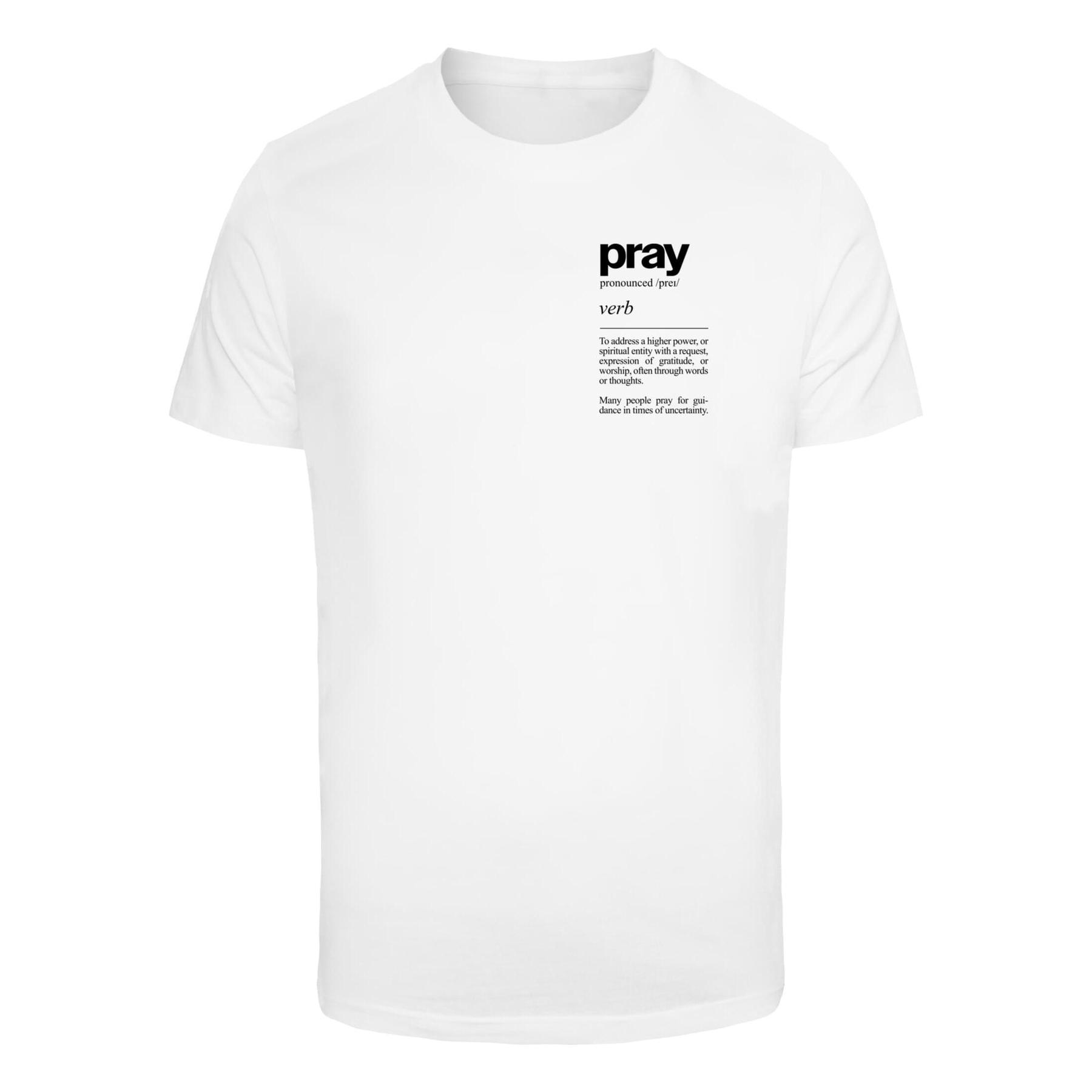 4068841441808 - T-Shirt Mister Tee Pray Definition
