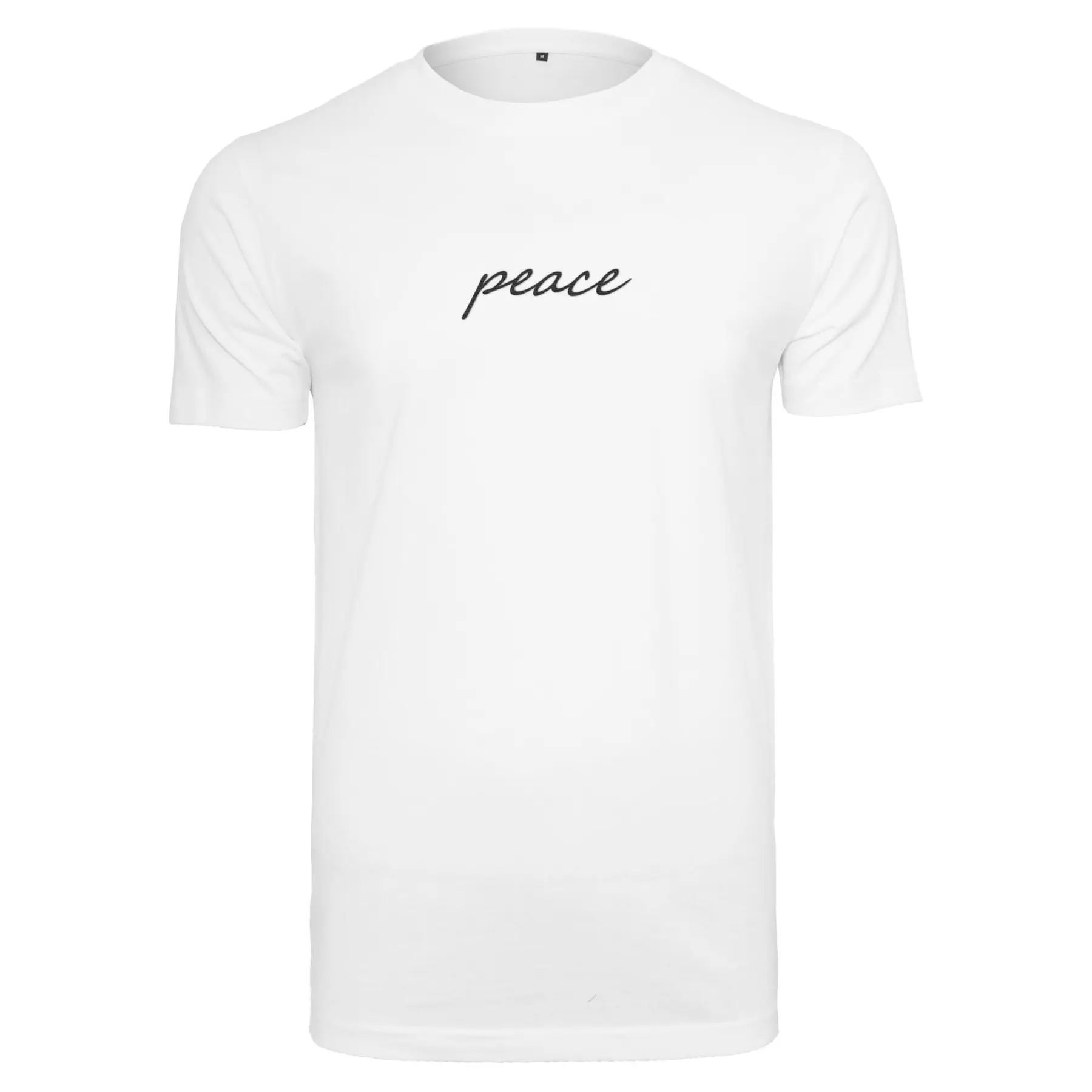 4068841746712 - T-Shirt Mister Tee Peace Wording EMB
