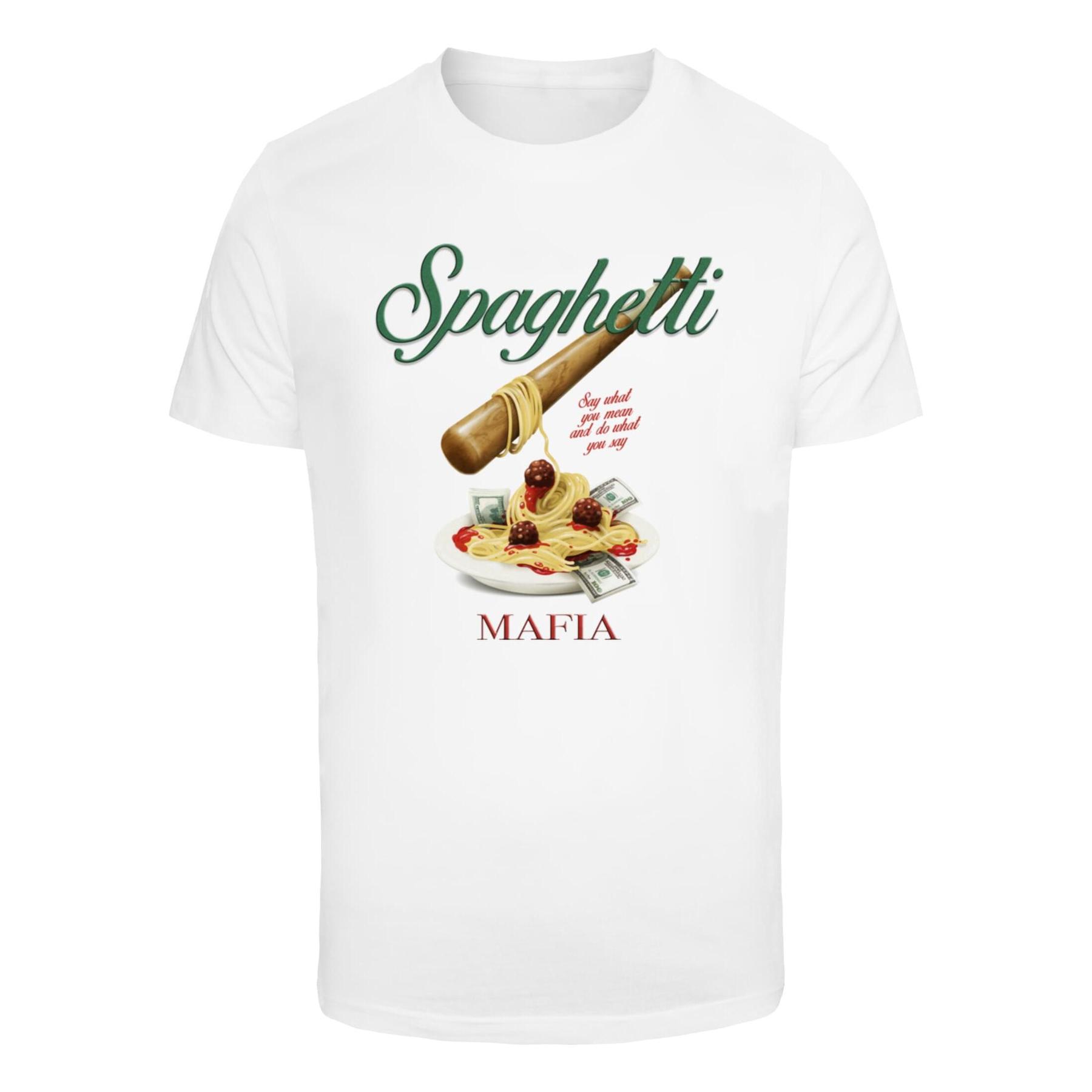4068841769162 - T-Shirt Mister Tee Spaghetti Mafia