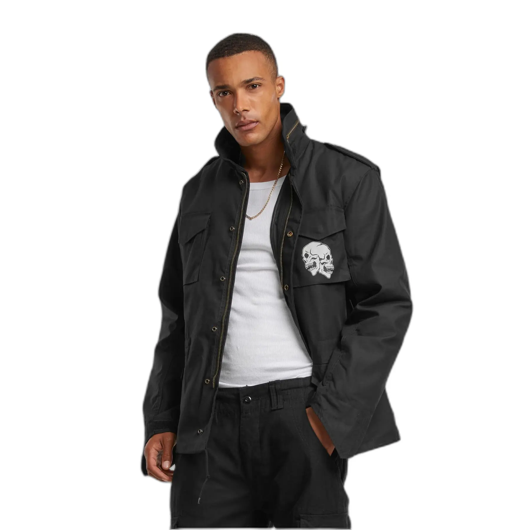 4068841852246 - Jacke Mister Tee Two Faced Skull M65