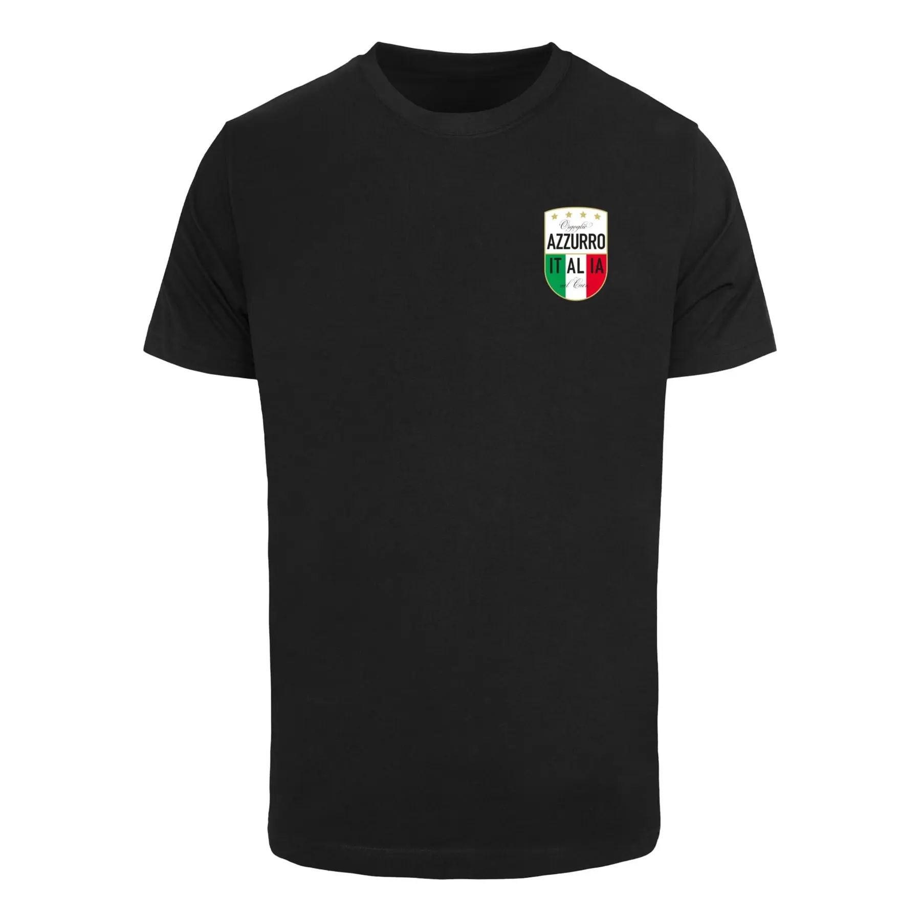 4068841899661 - T-Shirt Mister Tee Azurro Italia Crest