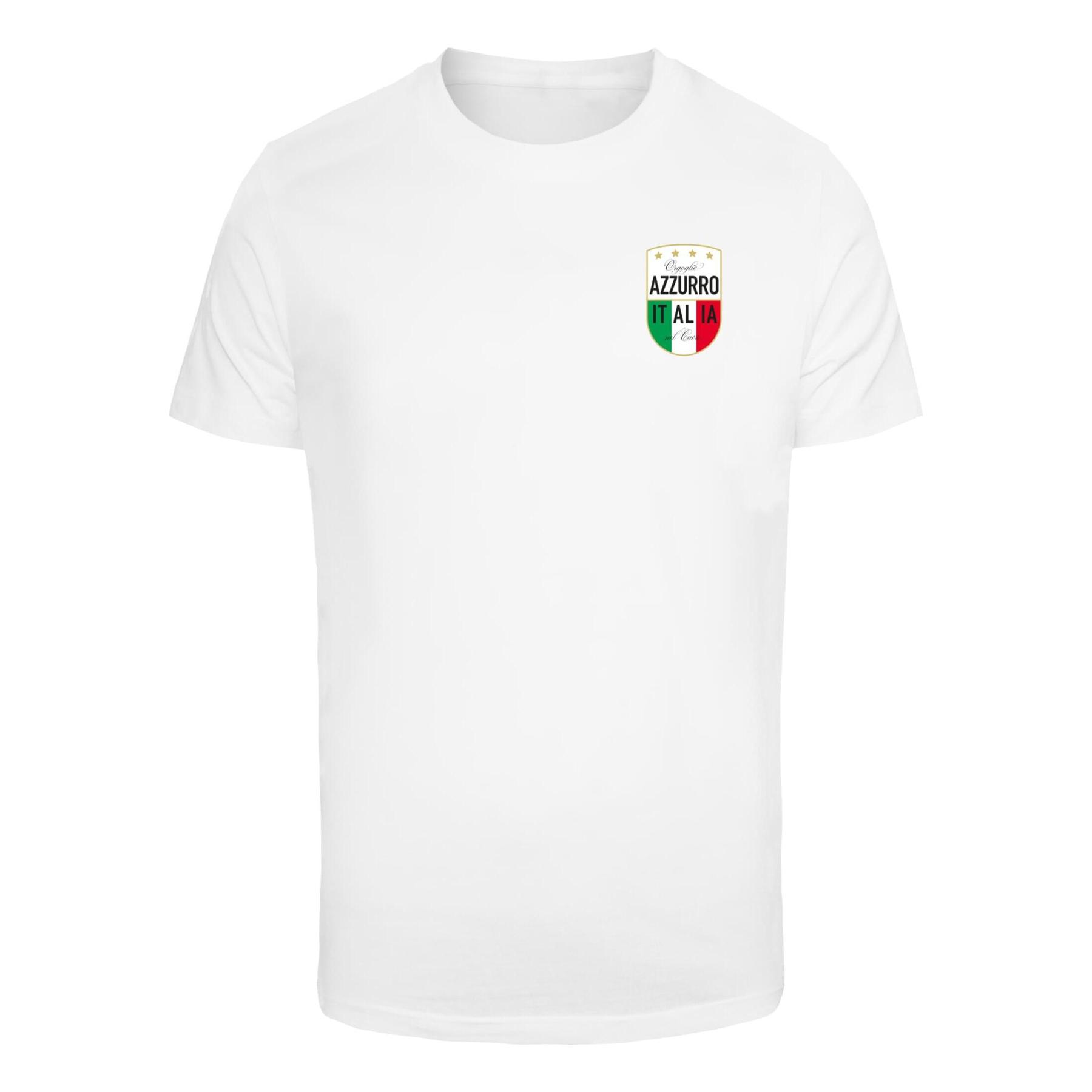 4068841899333 - T-Shirt Mister Tee Azurro Italia Crest