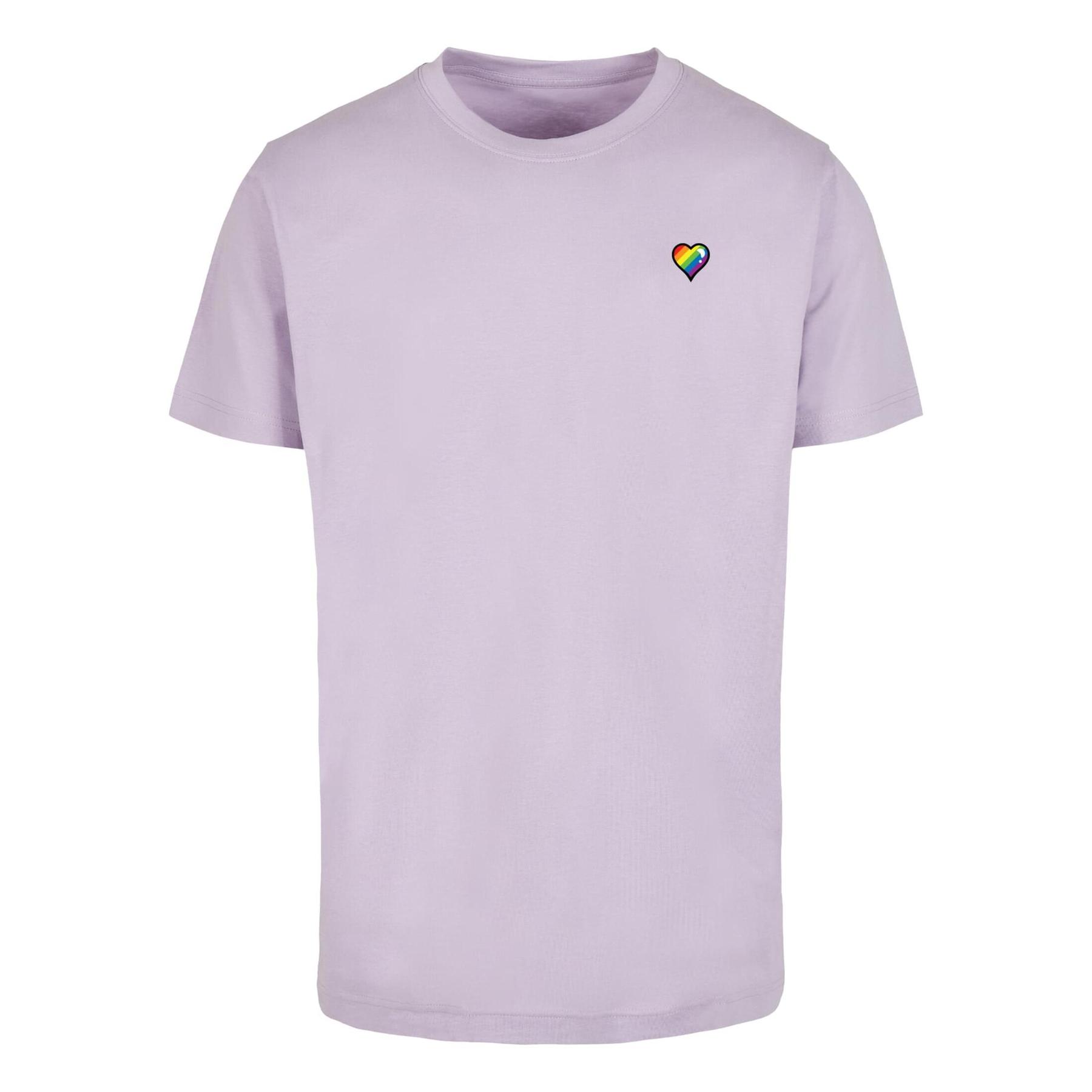 4069389089392 - T-Shirt Mister Tee Glossy Heart Pride