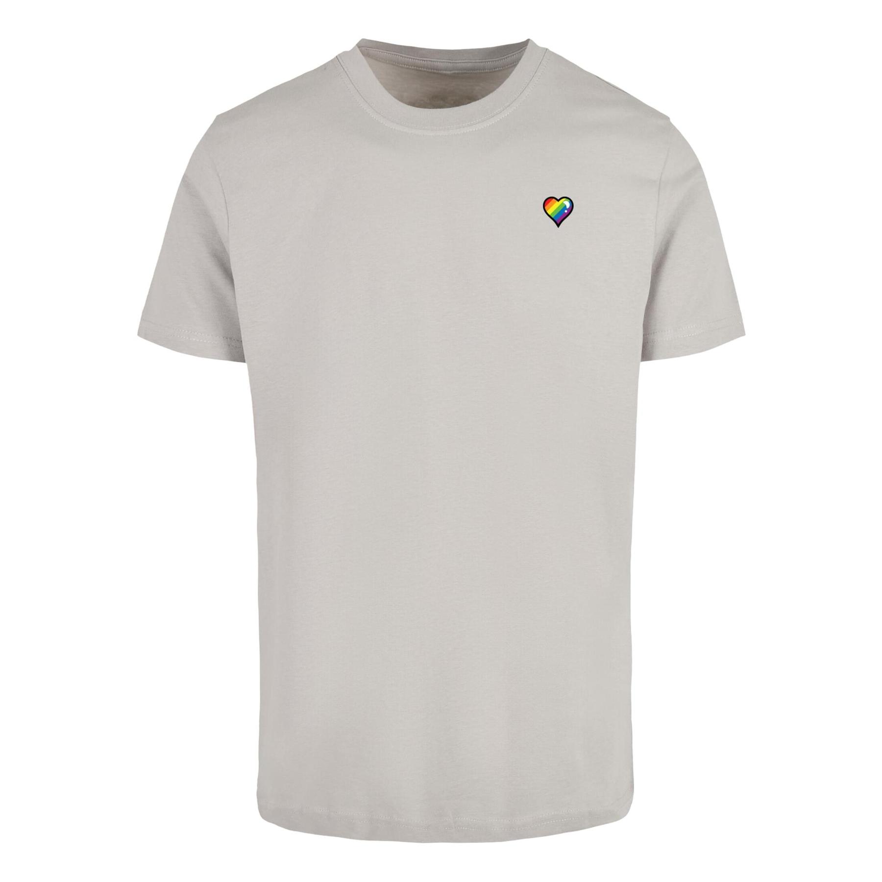 4069389089545 - T-Shirt Mister Tee Glossy Heart Pride 4069389089545 - T-Shirt Mister Tee Glossy Heart Pride