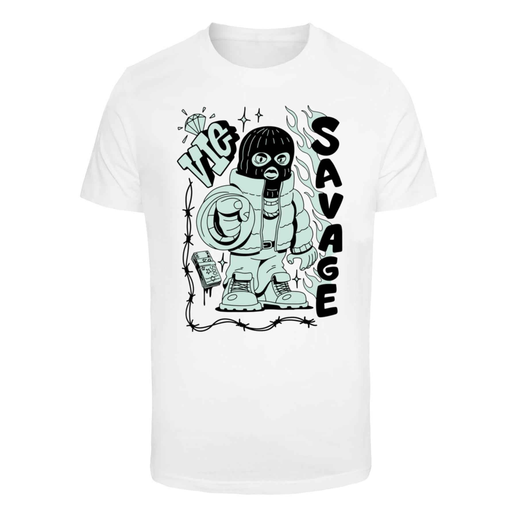 4069389905241 - T-Shirt Mister Tee Savage Balaclava