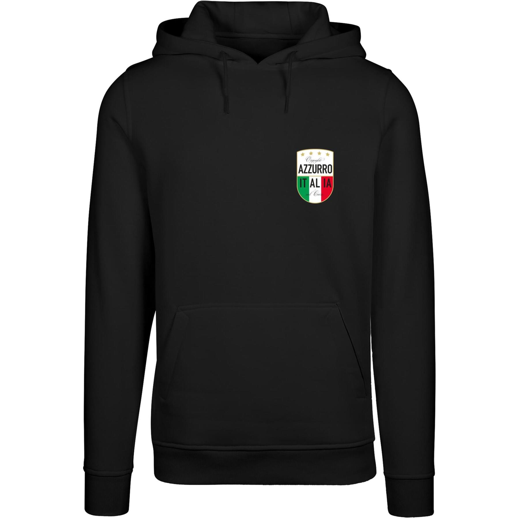 4070058112372 - Hoodie Mister Tee Azurro Italia