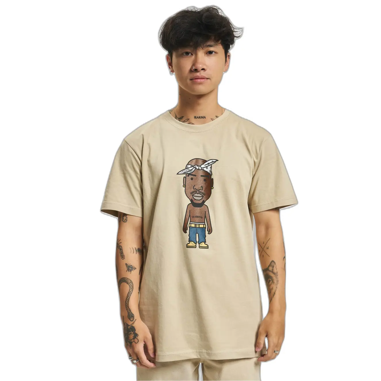 4066051164333 - T-Shirt Mister Tee LA Sketch