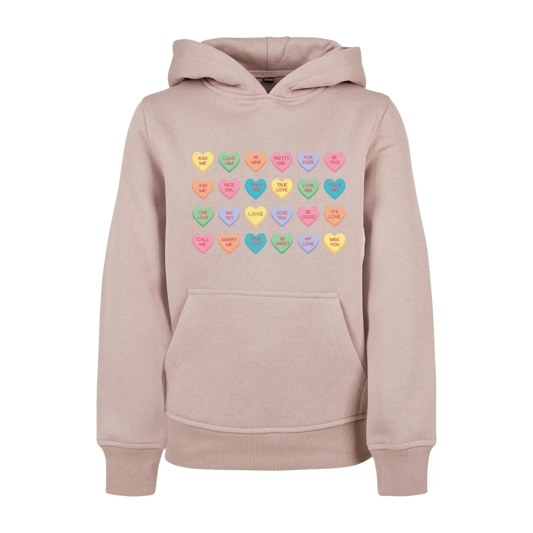 Kurzes Sweatshirt Mit Kapuze, Mädchen Mister Tee Heart Candy