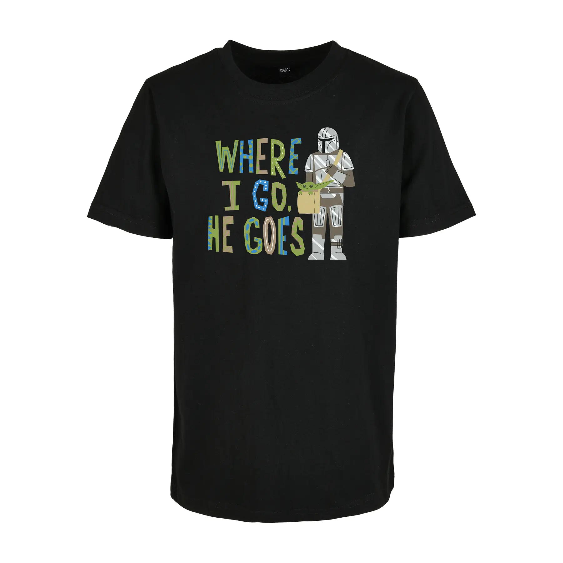 Kinder T-Shirt Mister Tee Mandalorian Where I Go