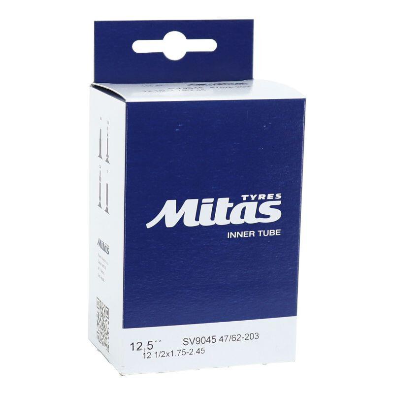 Velo Store - UK MITAS Inner tube with standard 45 degree elbow valve Mitas | Extra 10% off with Subscription, Postage £16.79 to UK Fedex.