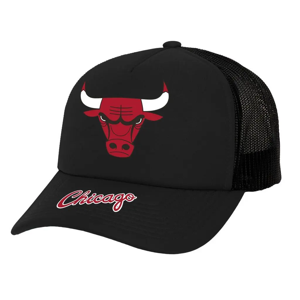 0196294640913 - Trucker Cap Chicago Bulls NBA Team Origins Hwc