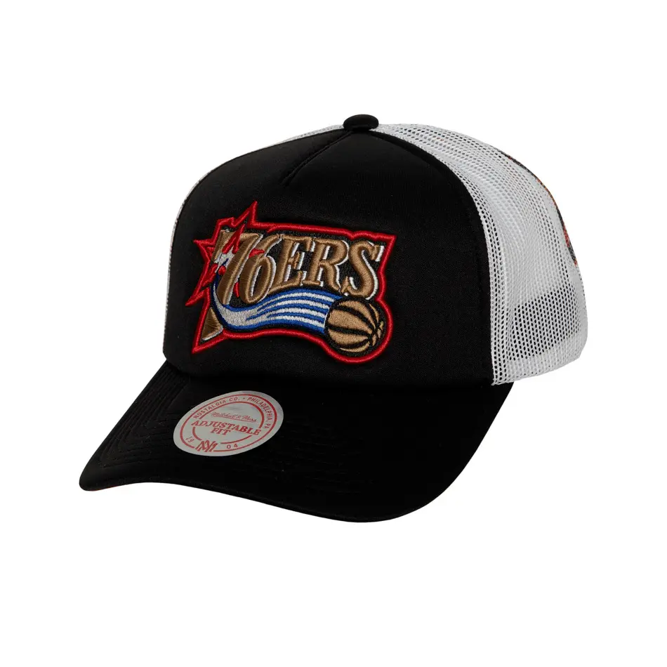 0196294381946 - Trucker Cap Off The Backboard Philadelphia 76ers