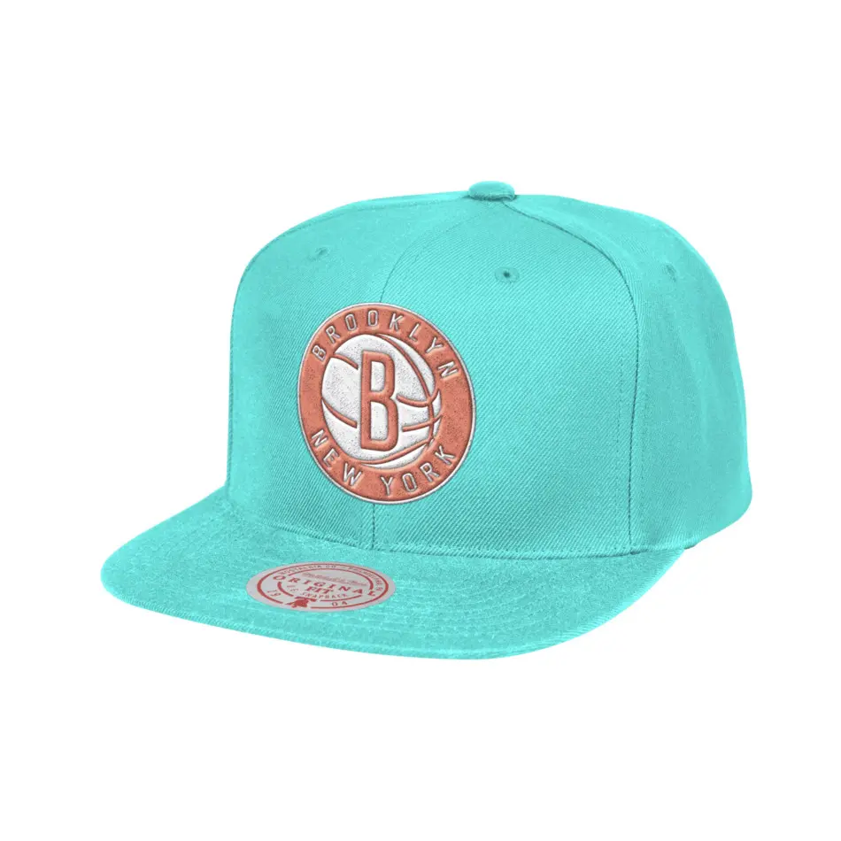 0195563261576 - Snapback Cap Ocean Dreams Brooklyn Nets