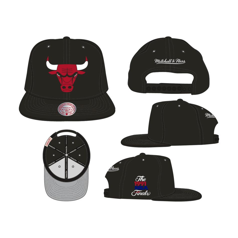 0195563261743 - Snapback Cap Finals Patch Chicago Bulls
