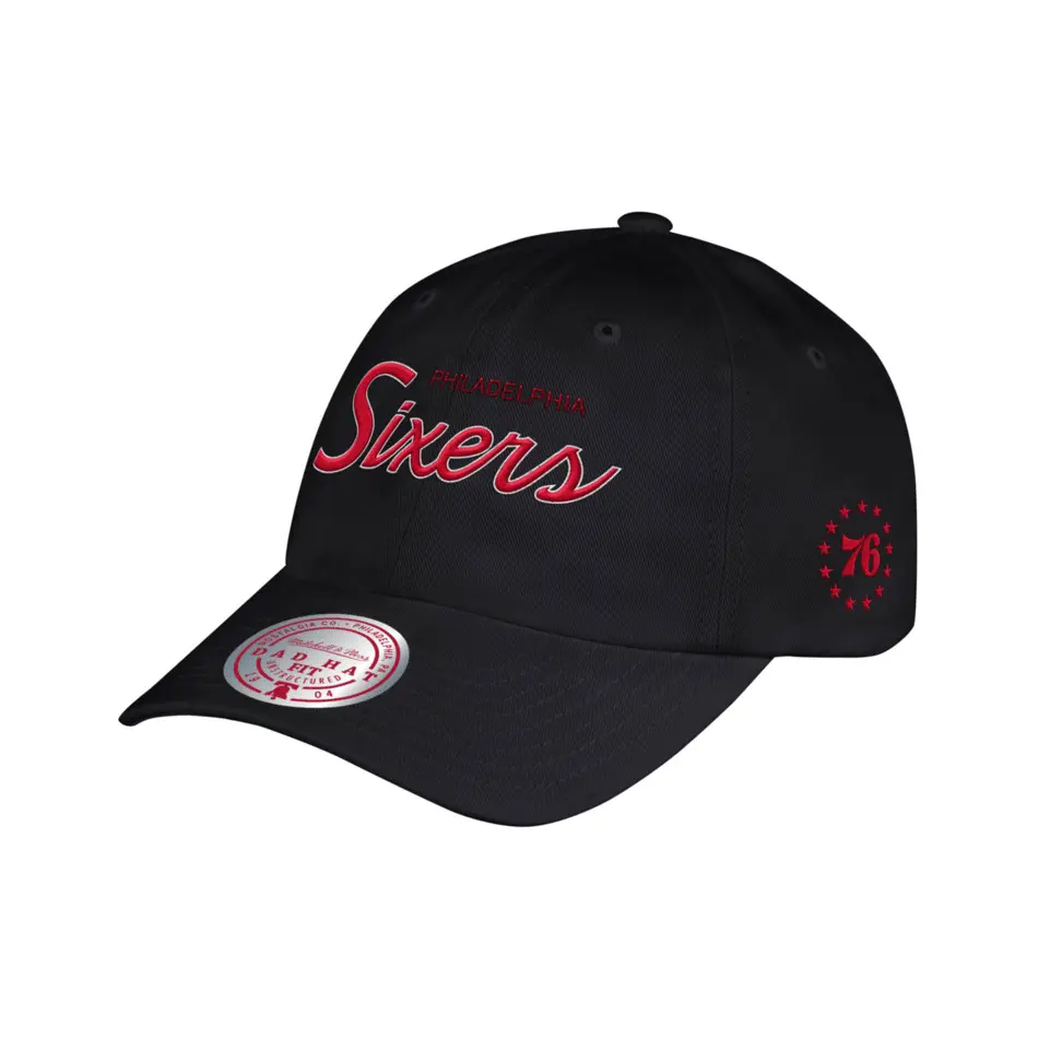 0194582721825 - Baseball Kappe Foundation Script Philadelphia 76ers