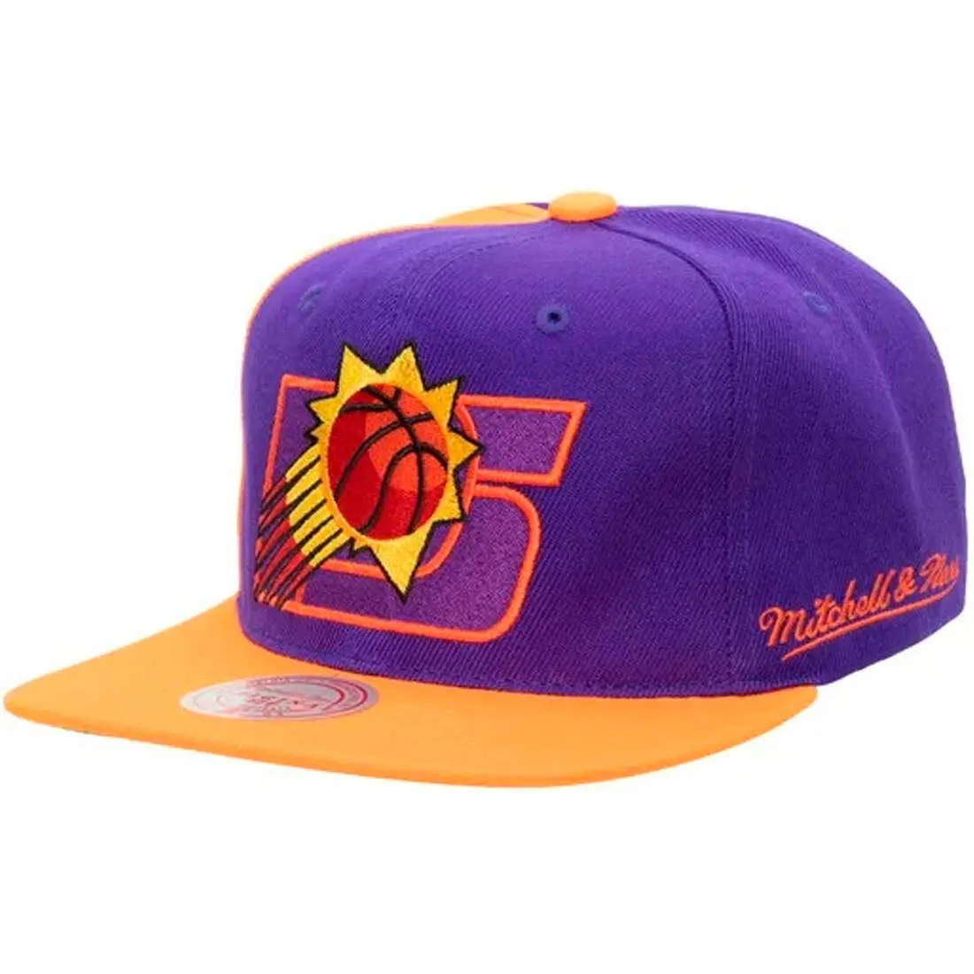 0196294014219 - Snapback Cap Phoenix Suns Rear Script Deadstock HWC