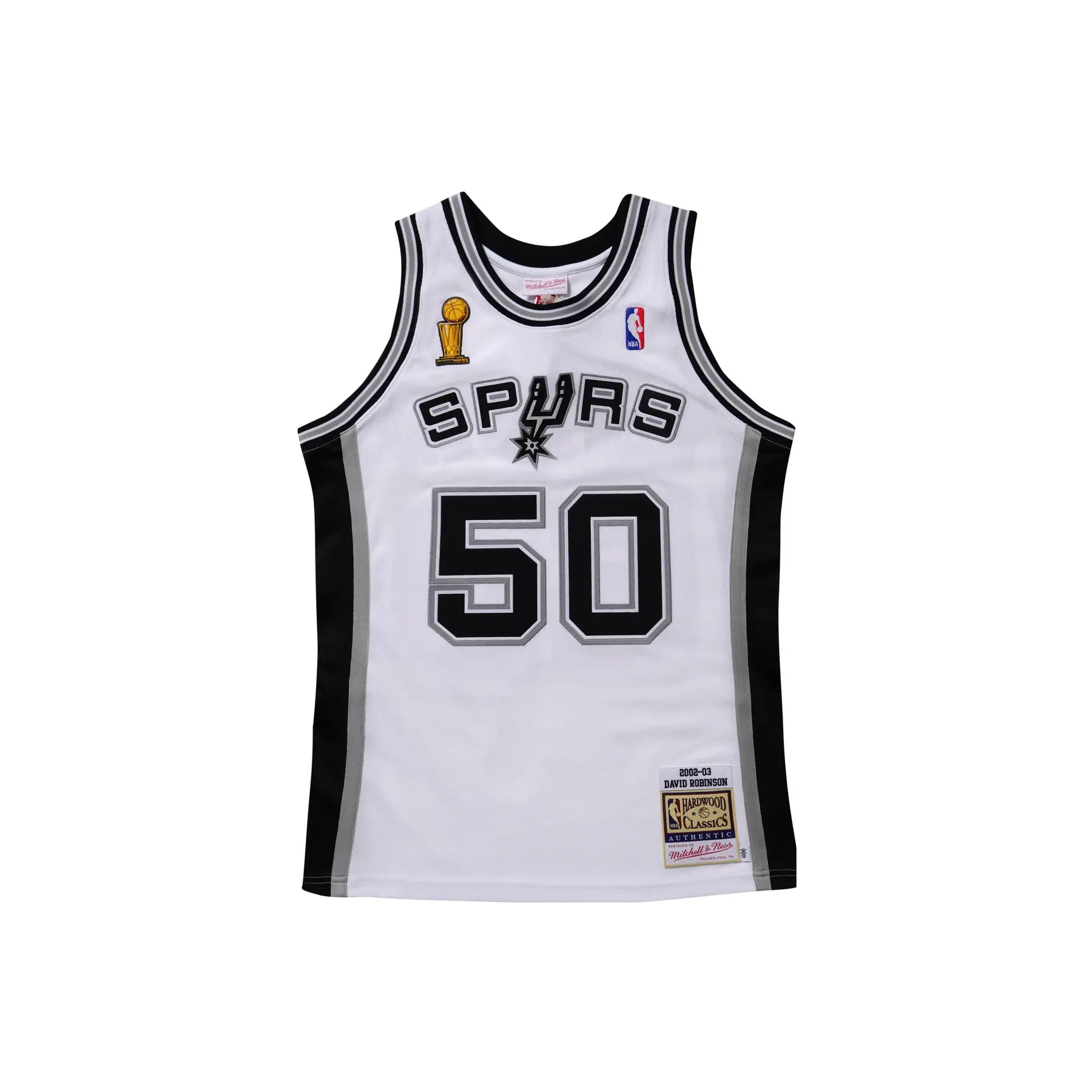 0196294447659 - Maillot NBA San Antonio Spurs Home Finals David Robinson 2002 0196294447659 - Maillot NBA San Antonio Spurs Home Finals David Robinson 2002