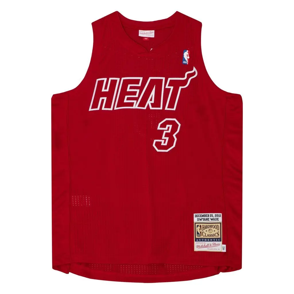 0196294448311 - NBA-Trikot Miami Heat Authentic Christmas Day Dwyane Wade 2012 13