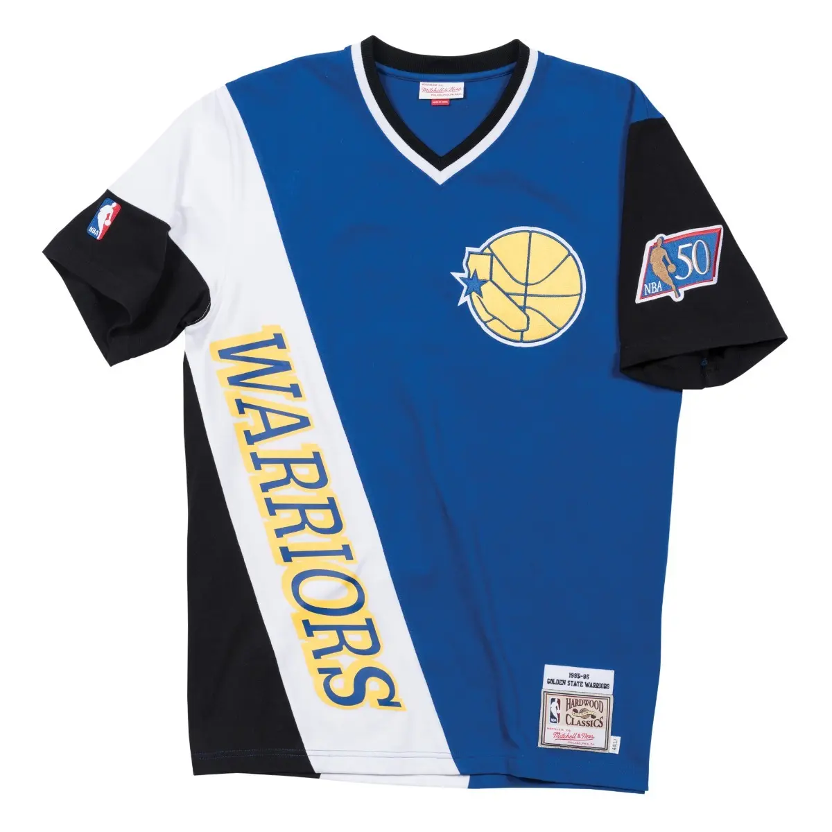 0191686035278 - Trikot mit V-Ausschnitt Golden State Warriors NBA Authentic