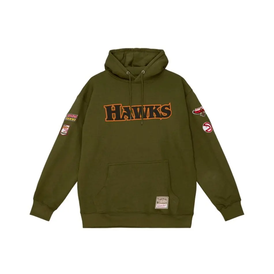 0195563460870 - Atlanta Hawks Kapuzenpullover Script Flight