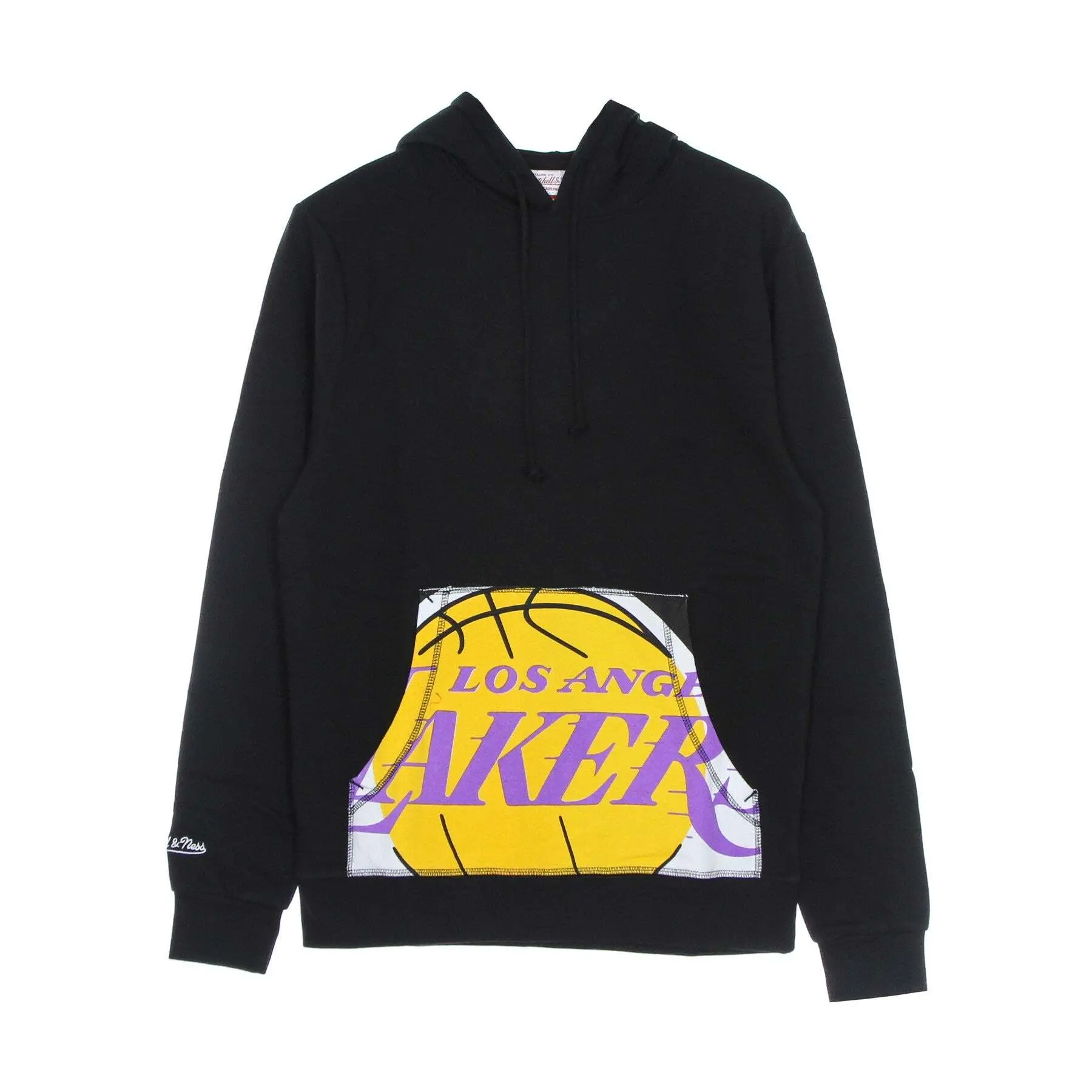 0195563011157 - Kurzes Kapuzensweatshirt mit Logo Los Angeles Lakers