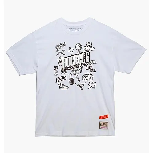 0195563681152 - T-Shirt Houston Rockets NBA Doodle 0195563681152 - T-Shirt Houston Rockets NBA Doodle